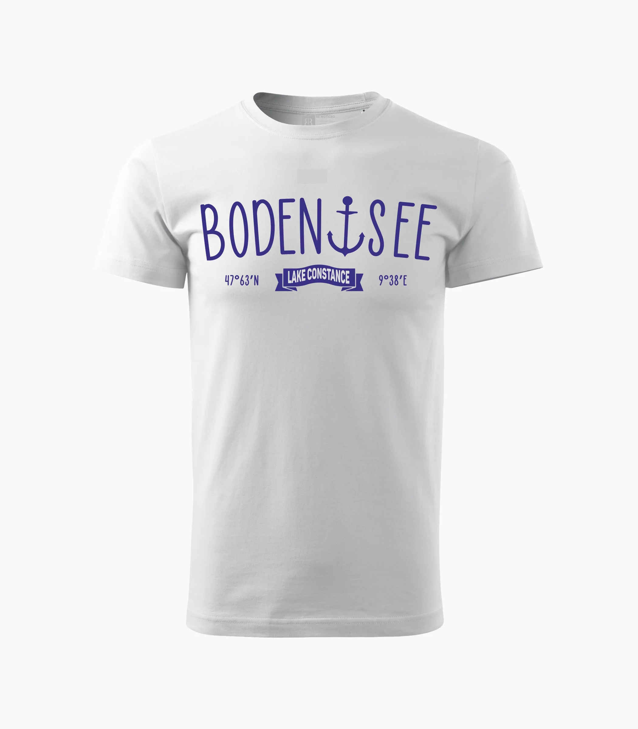 Bodensee Rundhalsausschnitt T-Shirt Unisex-Rrt09
