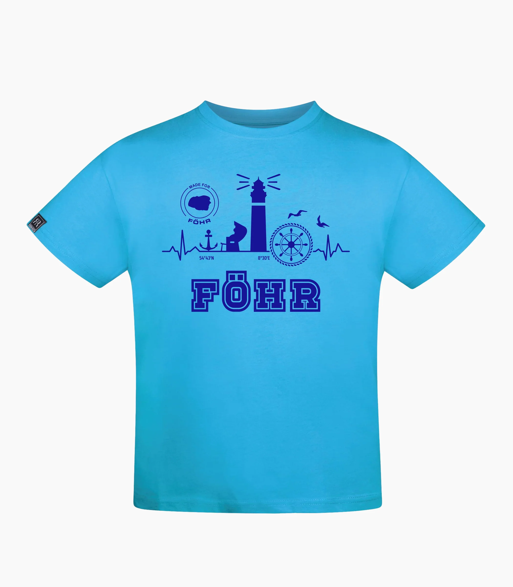 Föhr Rundhalsausschnitt T-Shirt Kids-Rkt31