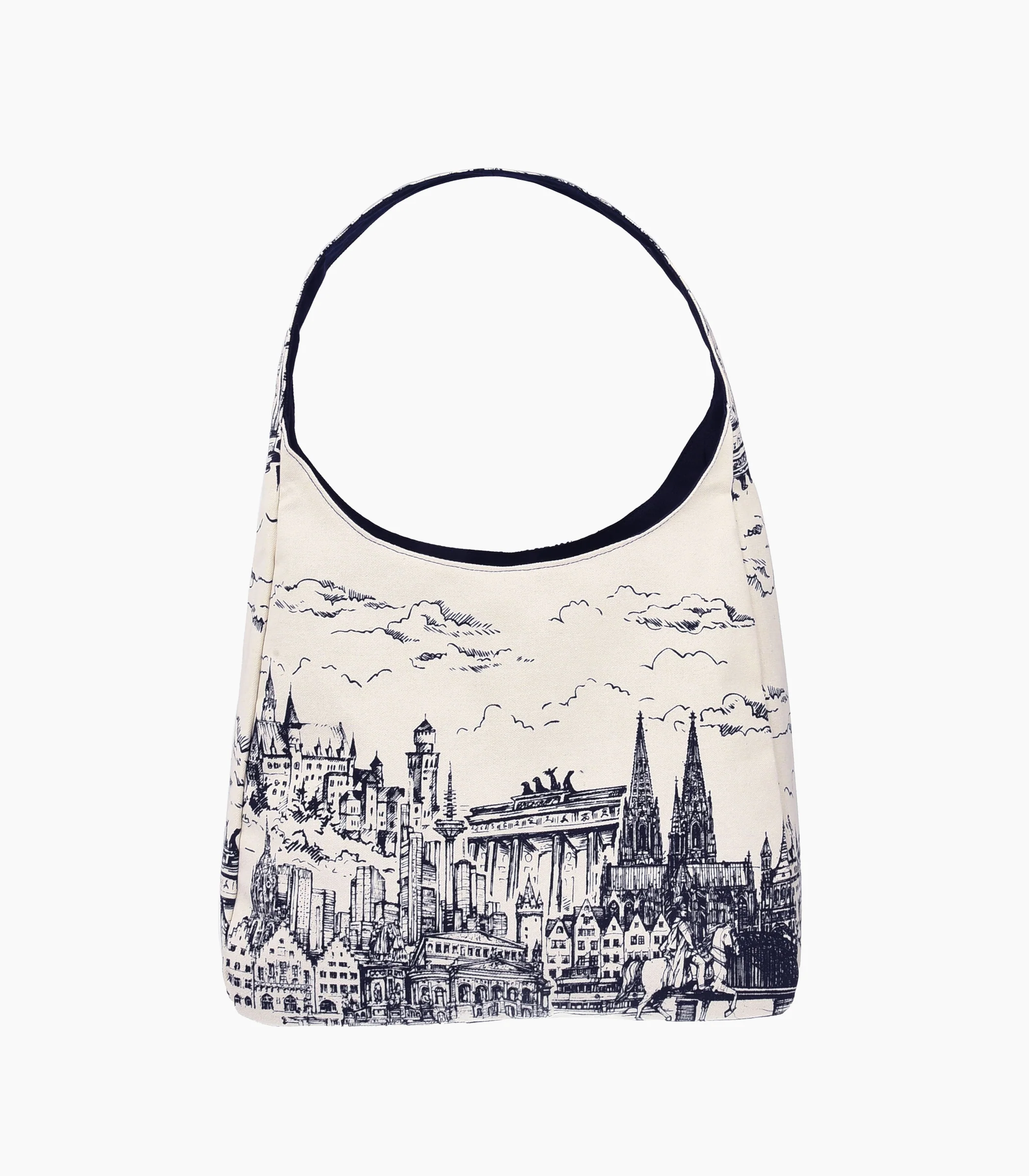Germany Schulter-Hobo-Tasche  - Groß - Image 2