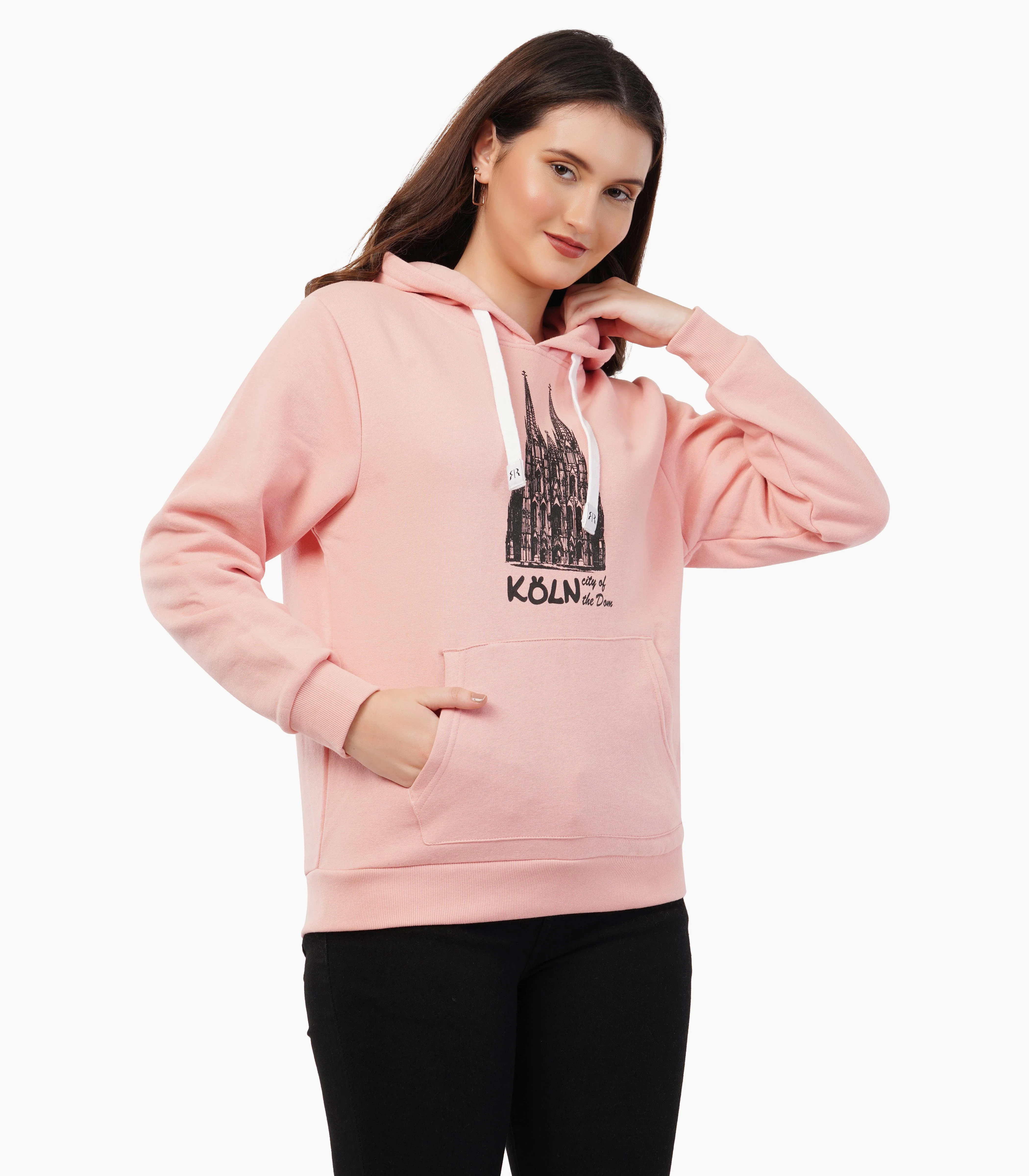 Köln Pullover Kapuzenpullover Damen-RRH33 - Image 4