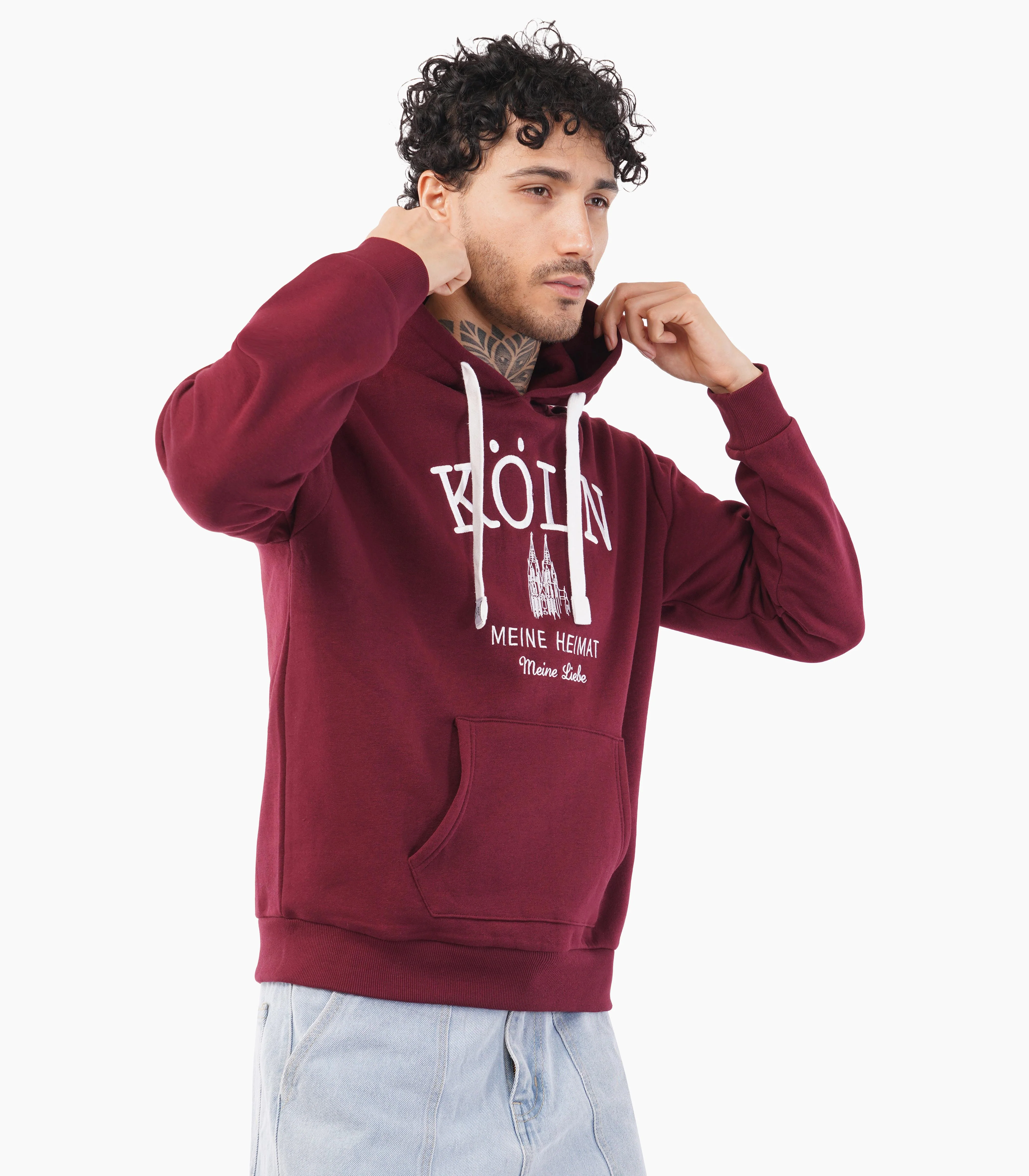 Köln Pullover Kapuzenpullover Herren-RRH31 - Image 4