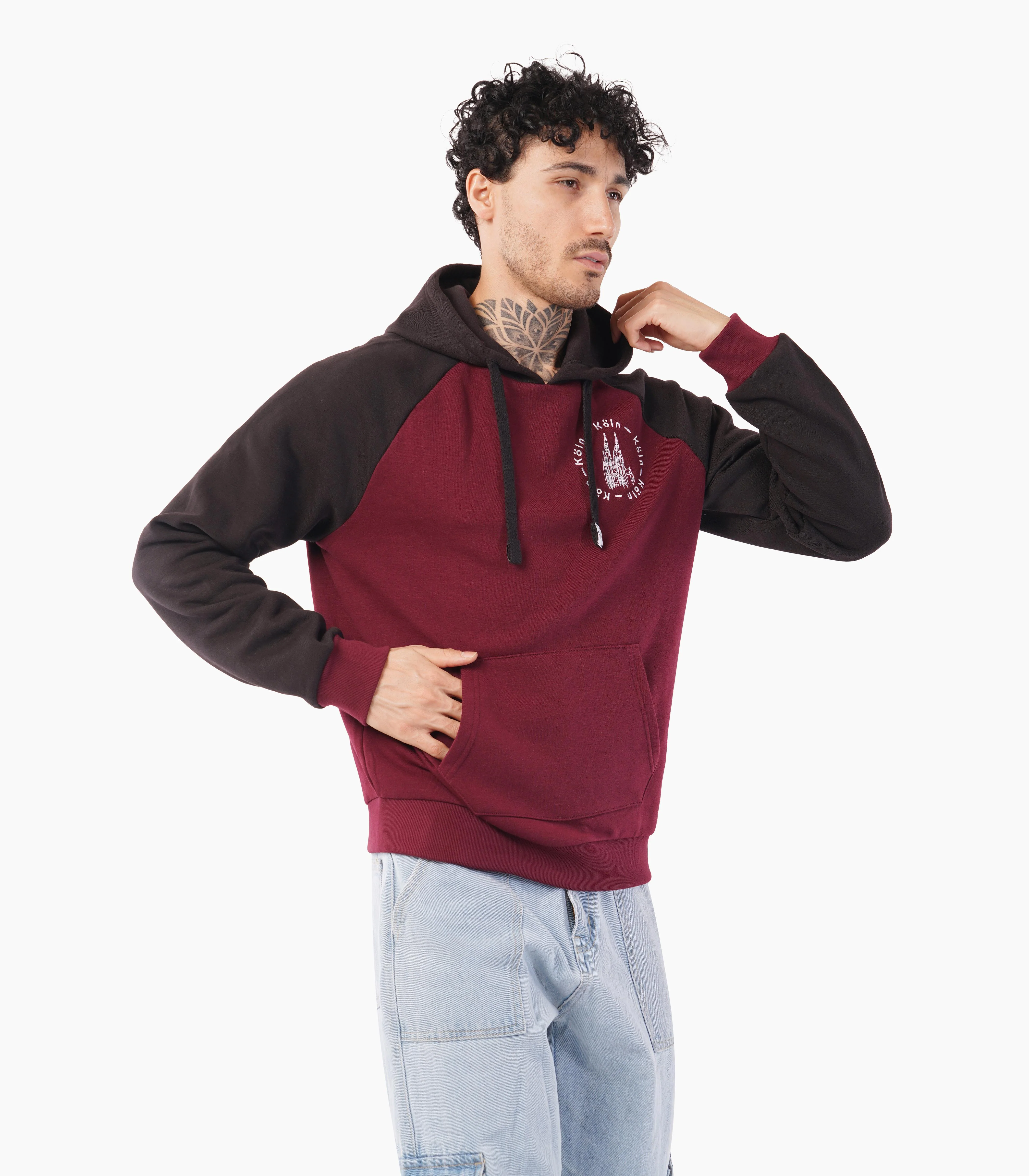 Köln Pullover Kapuzenpullover Herren-RRH32 - Image 4