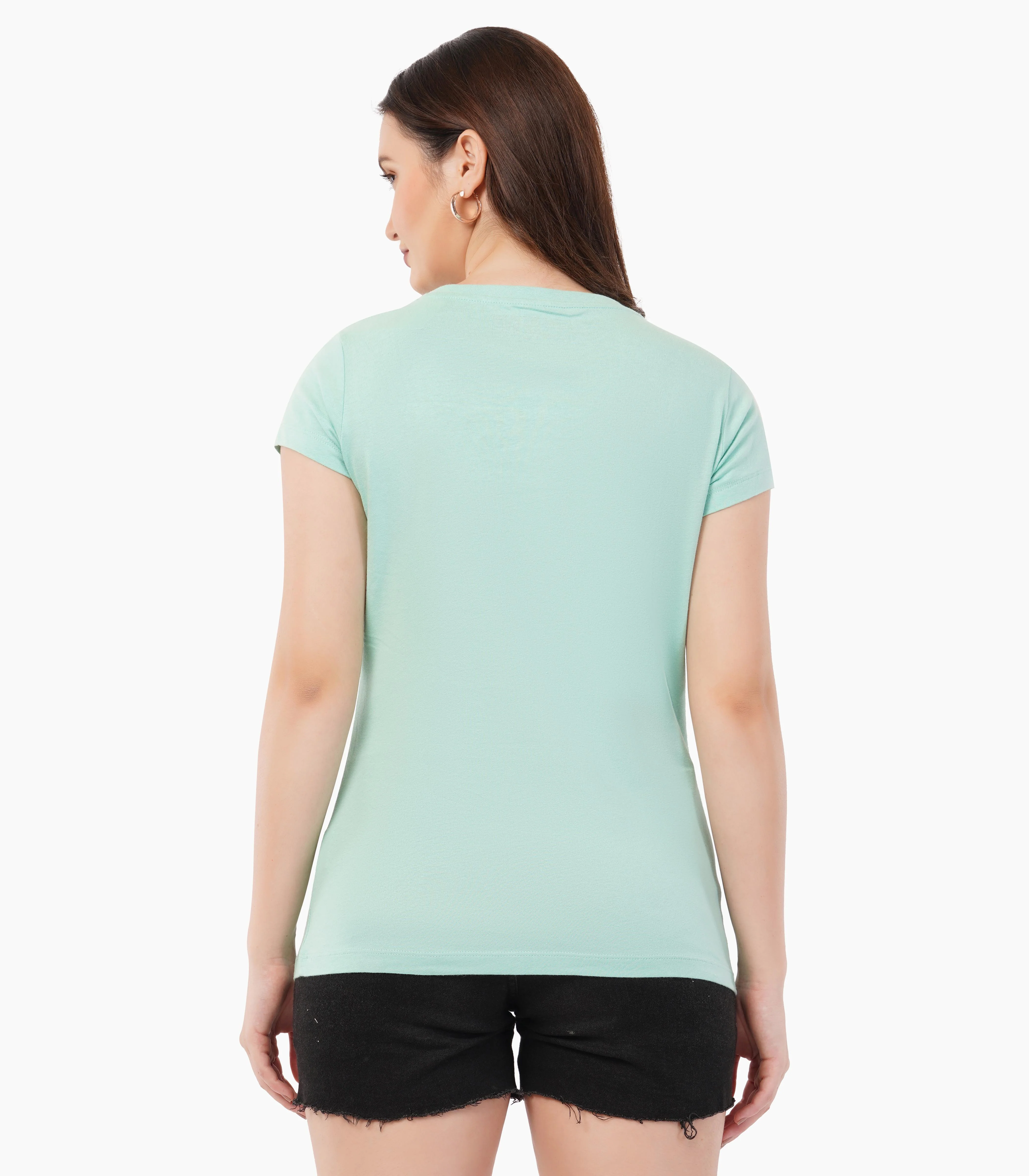 Köln Rundhalsausschnitt T-Shirt Damen-RRT440 - Image 5