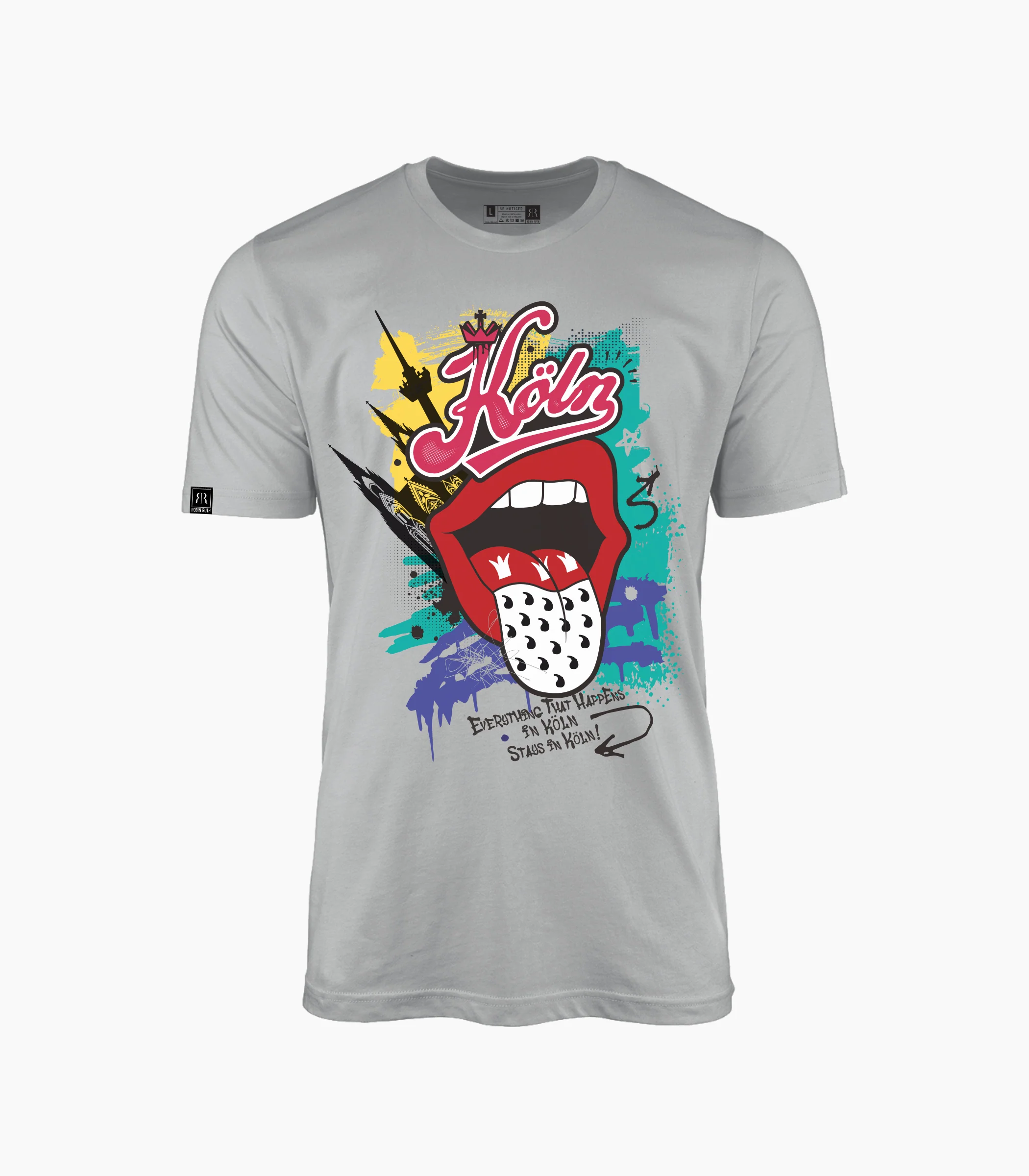 Köln Rundhalsausschnitt T-Shirt Unisex-RRT415