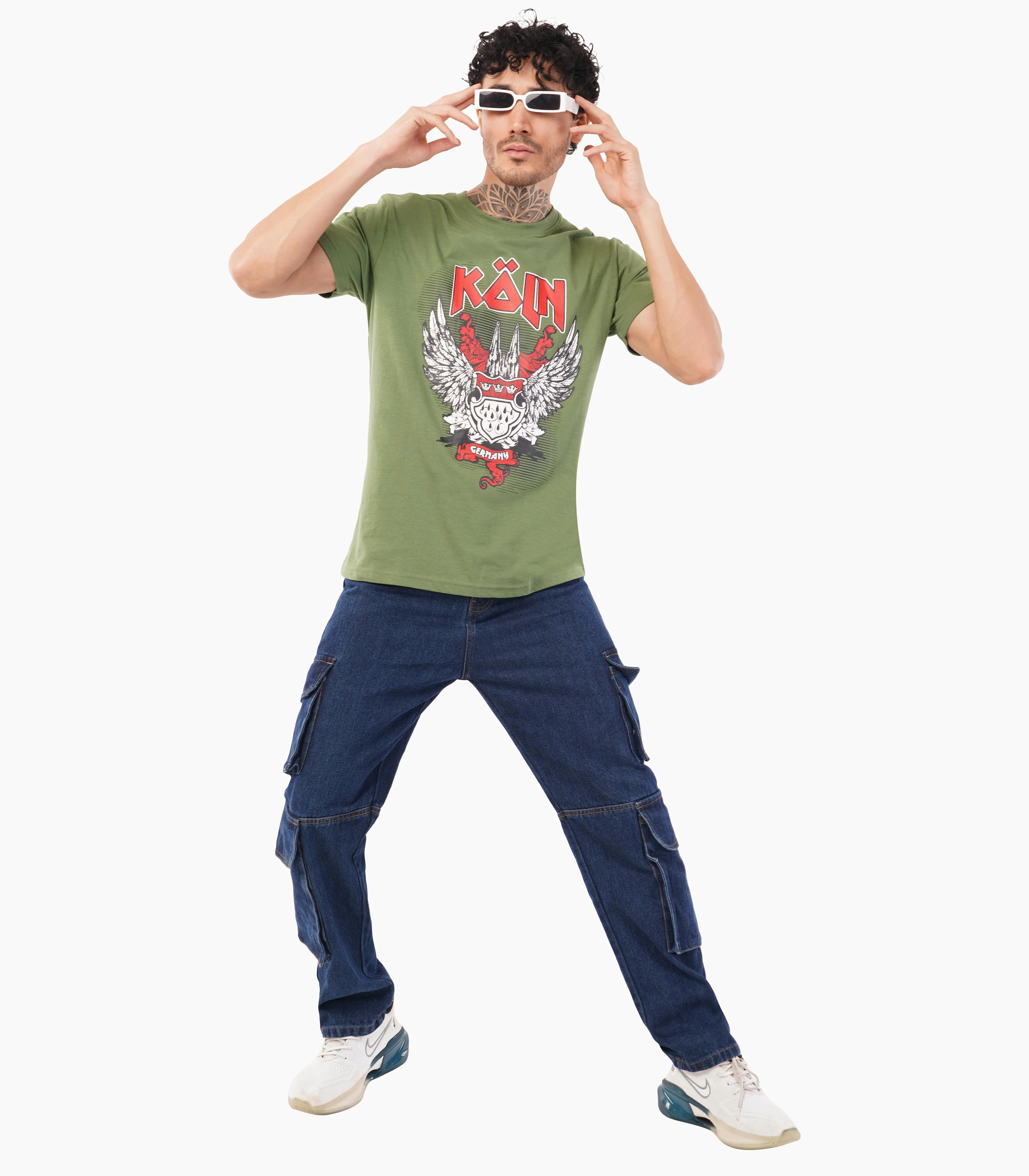 Köln Rundhalsausschnitt T-Shirt Unisex-RRT425 - Image 2