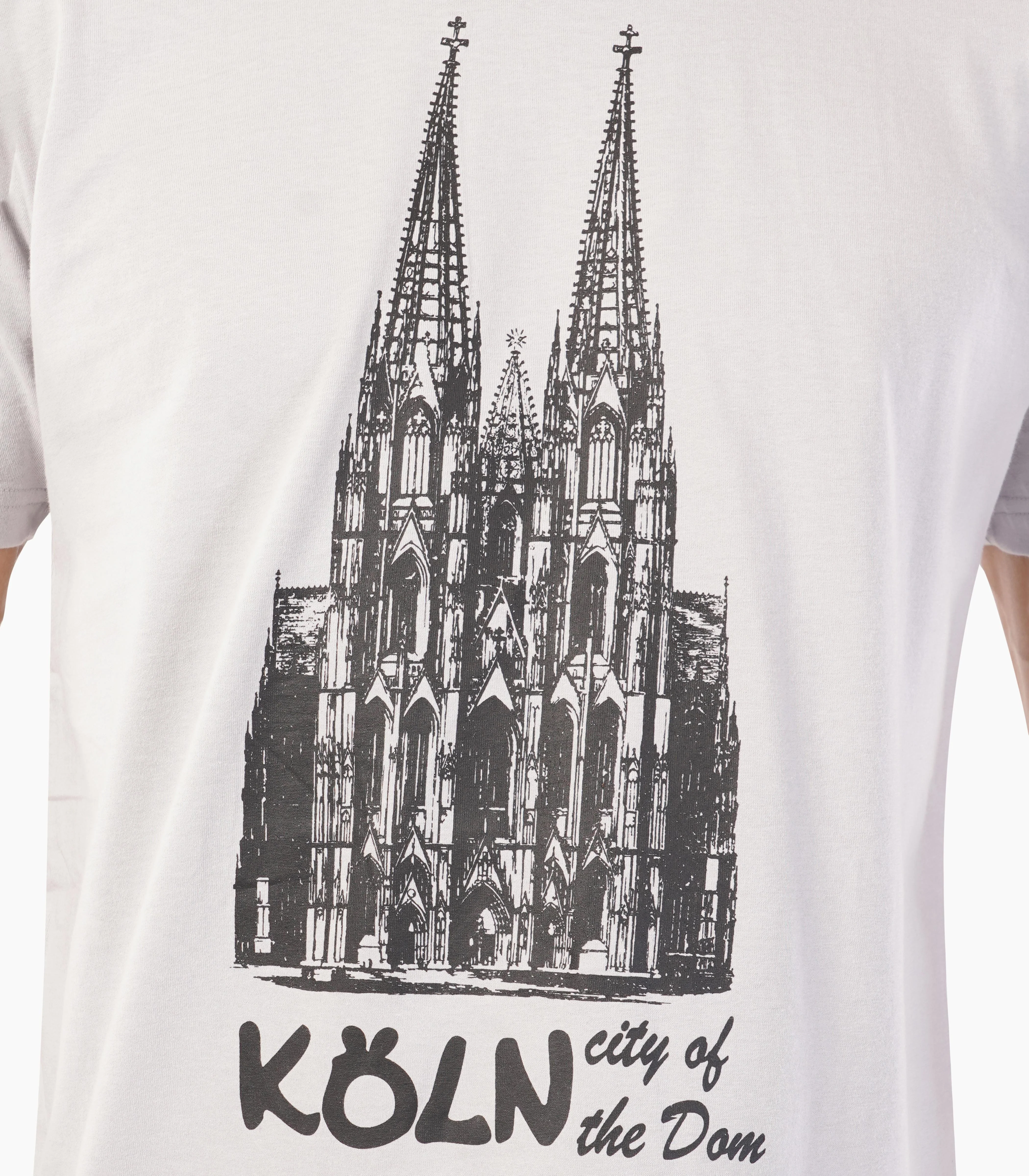 Köln Rundhalsausschnitt T-Shirt Unisex-RRT427 - Image 6