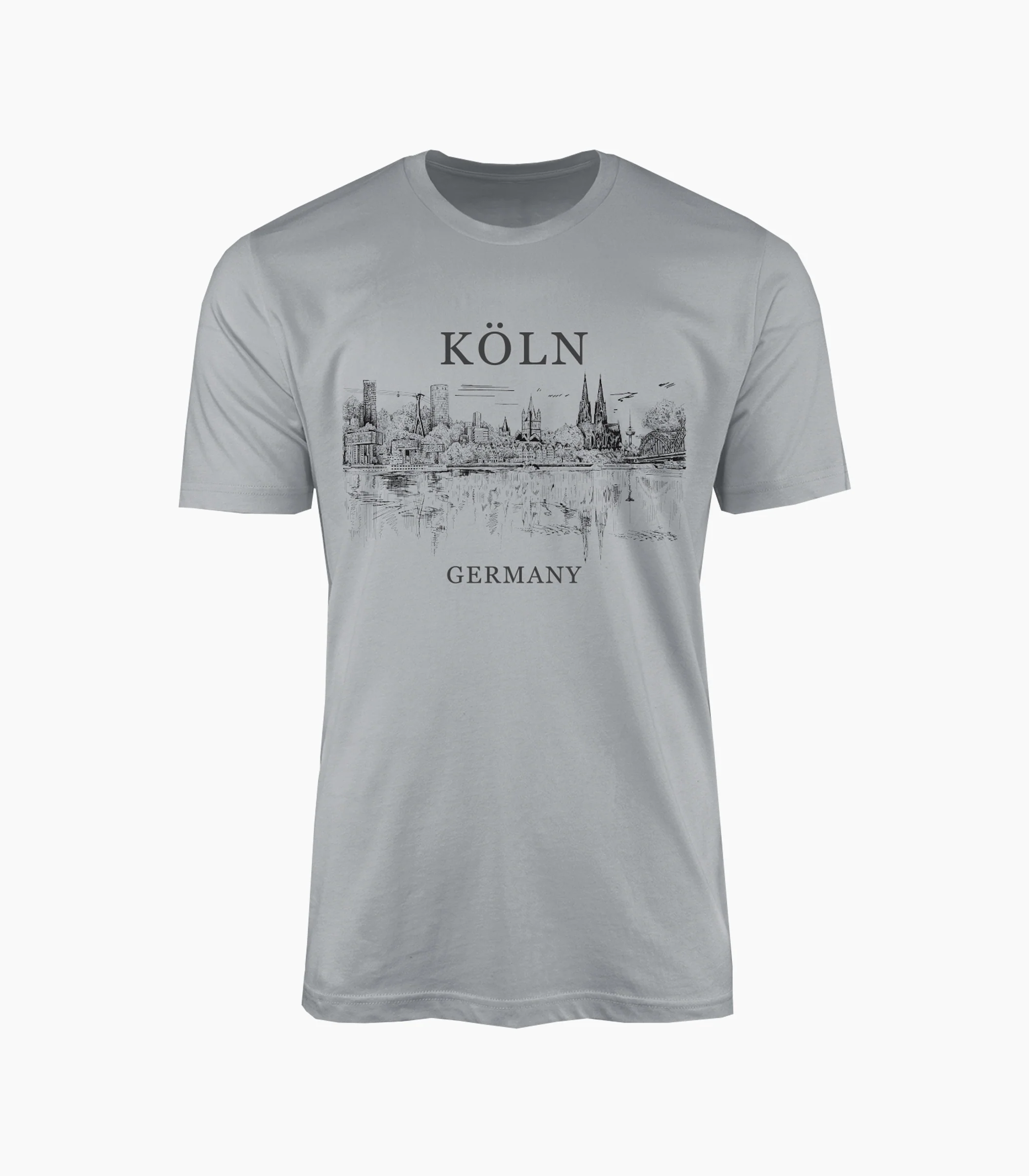 Köln Rundhalsausschnitt T-Shirt Unisex-RRT438