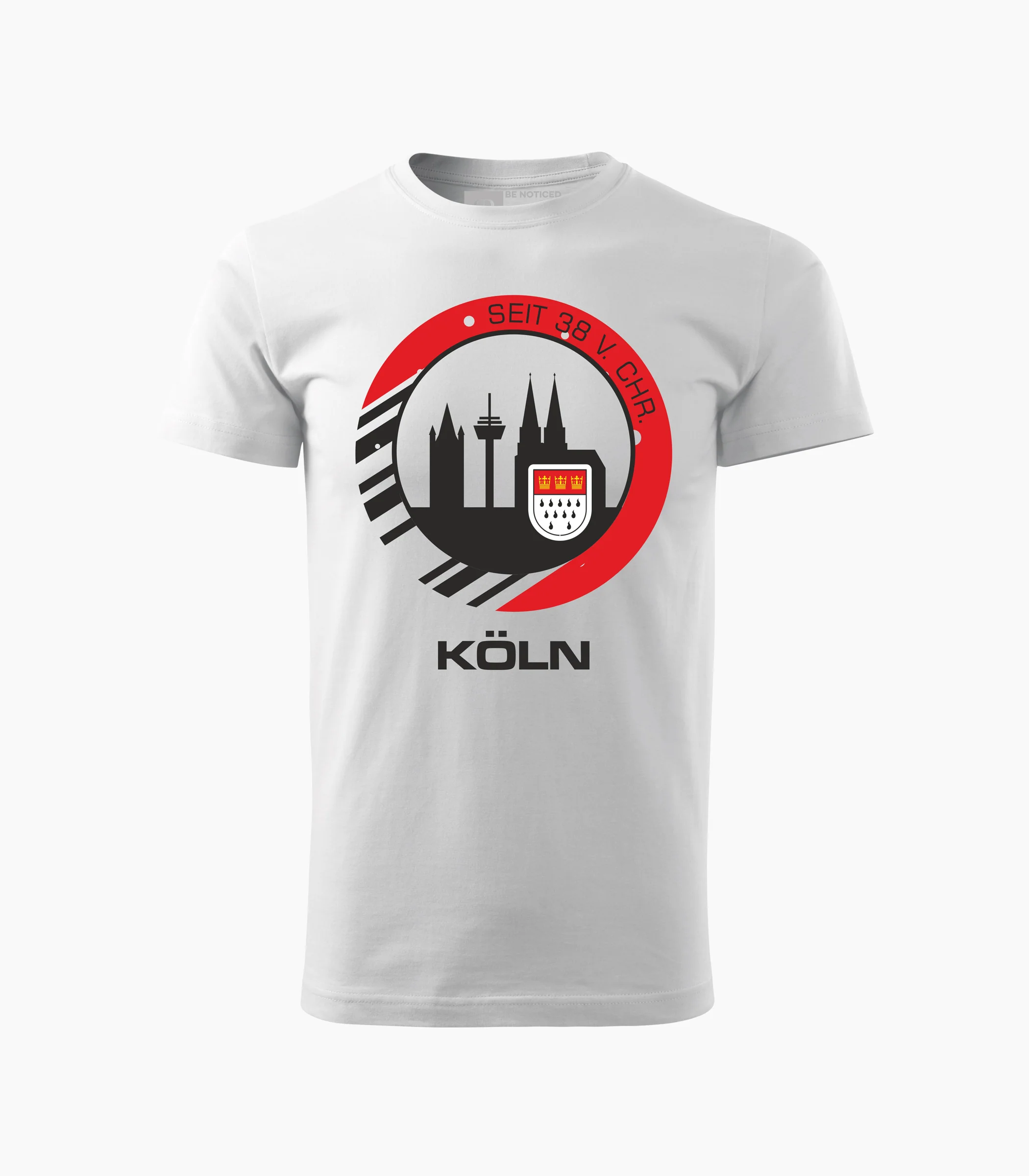 Köln Rundhalsausschnitt T-Shirt Unisex-RRT48