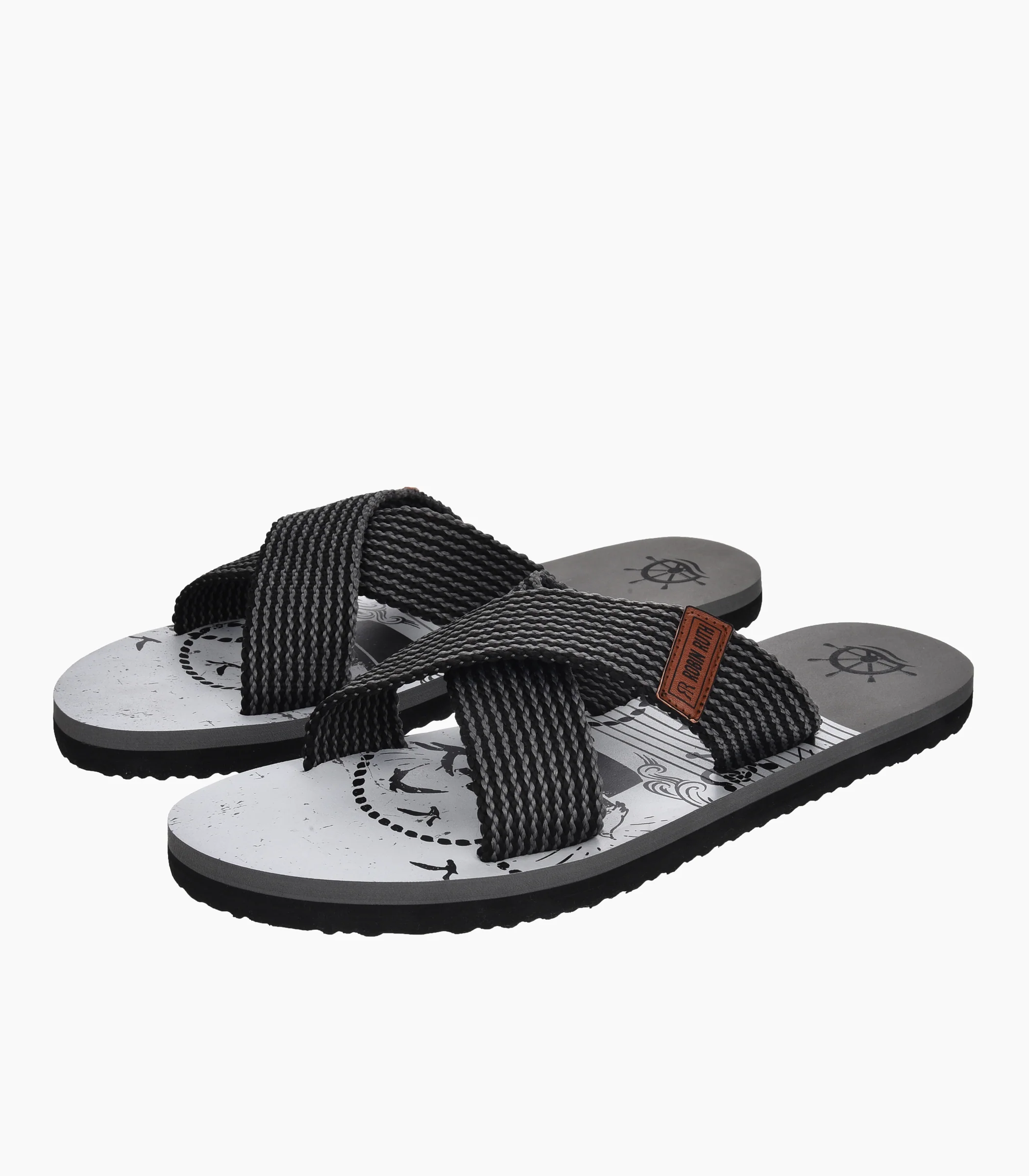 Neutral Slide-Sandalen Herren-FF520-a - Image 2