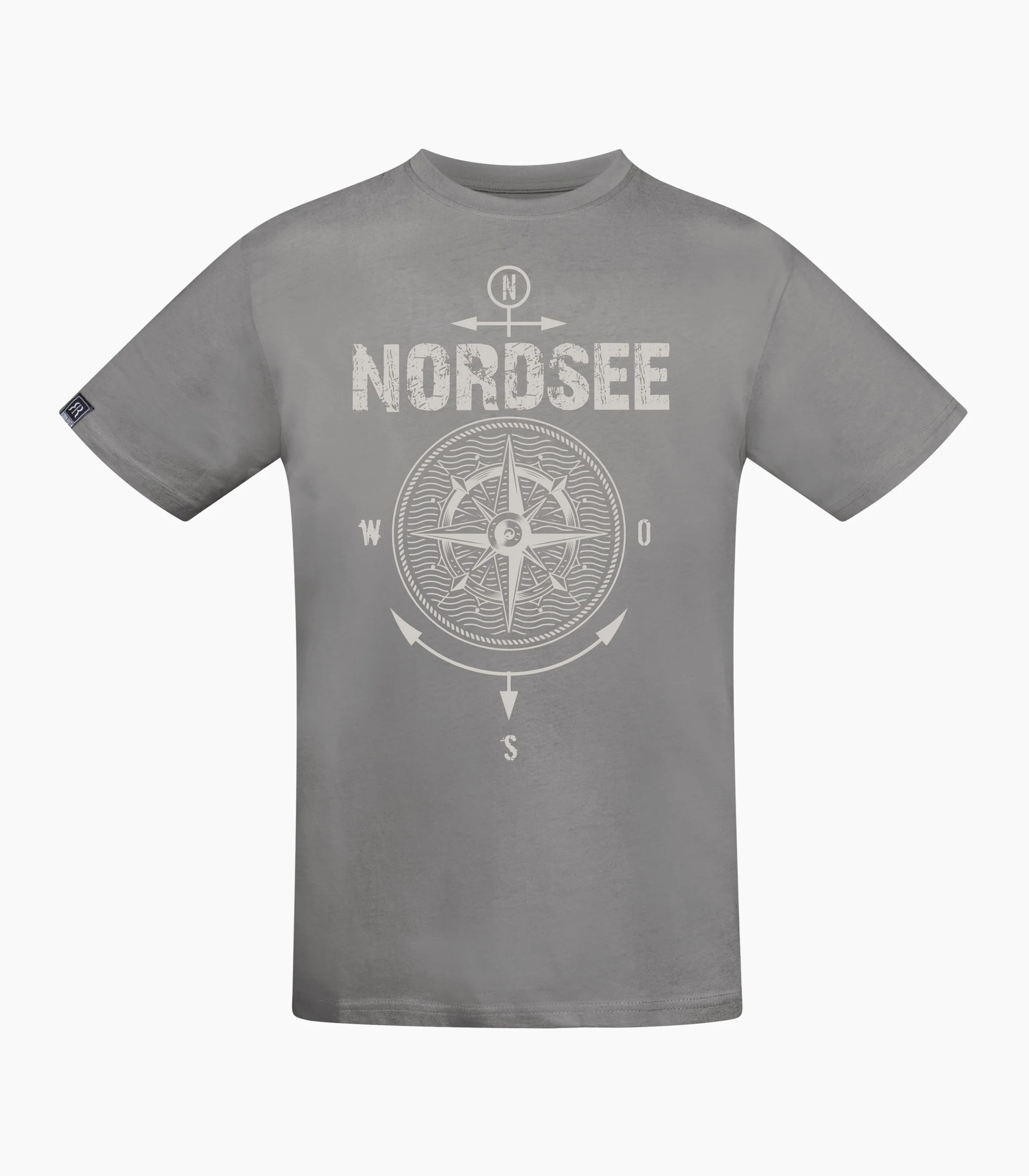 Nordsee Rundhalsausschnitt T-Shirt Unisex-RRT107