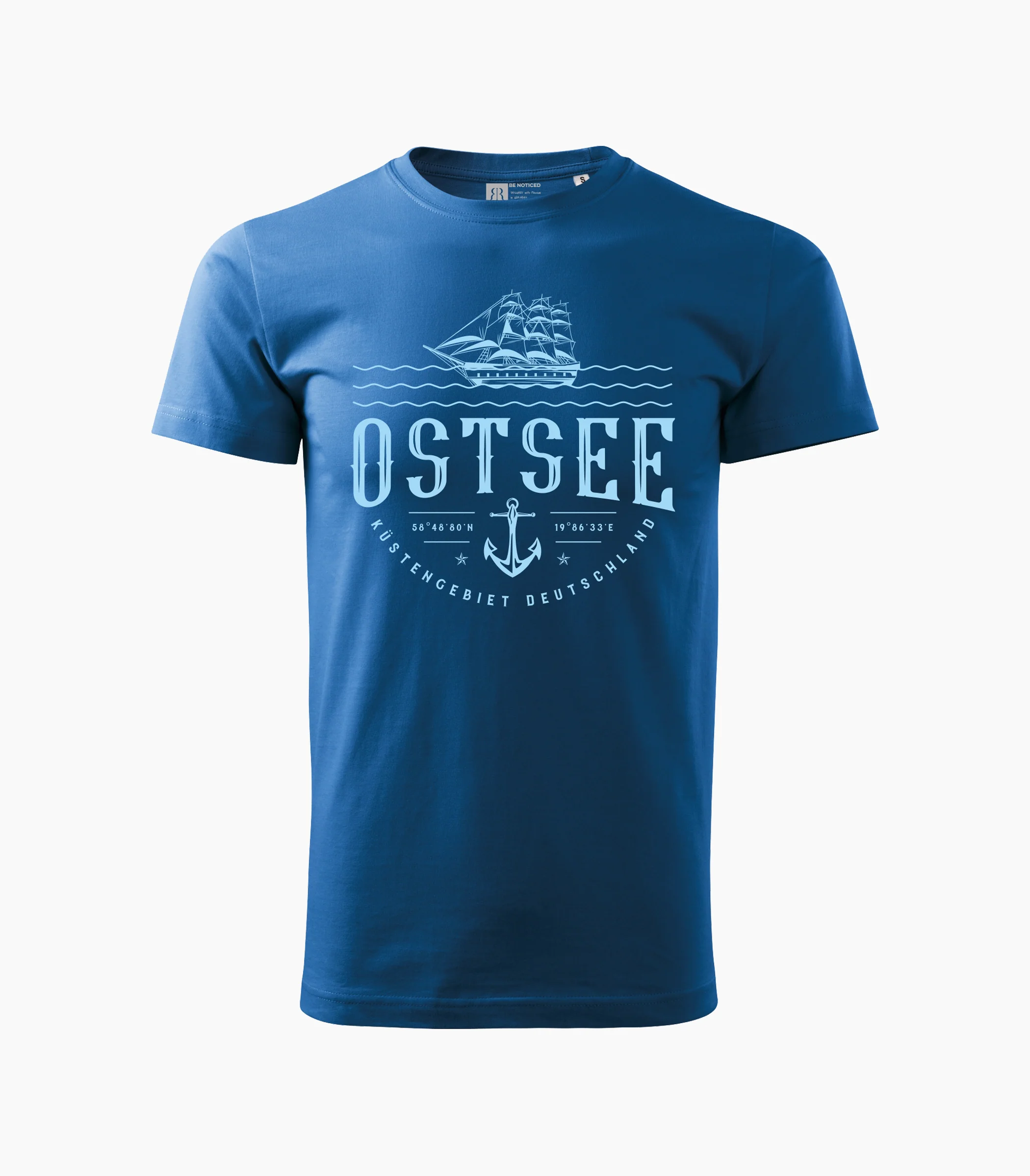 Ostsee Rundhalsausschnitt T-Shirt Kids-Rkt003