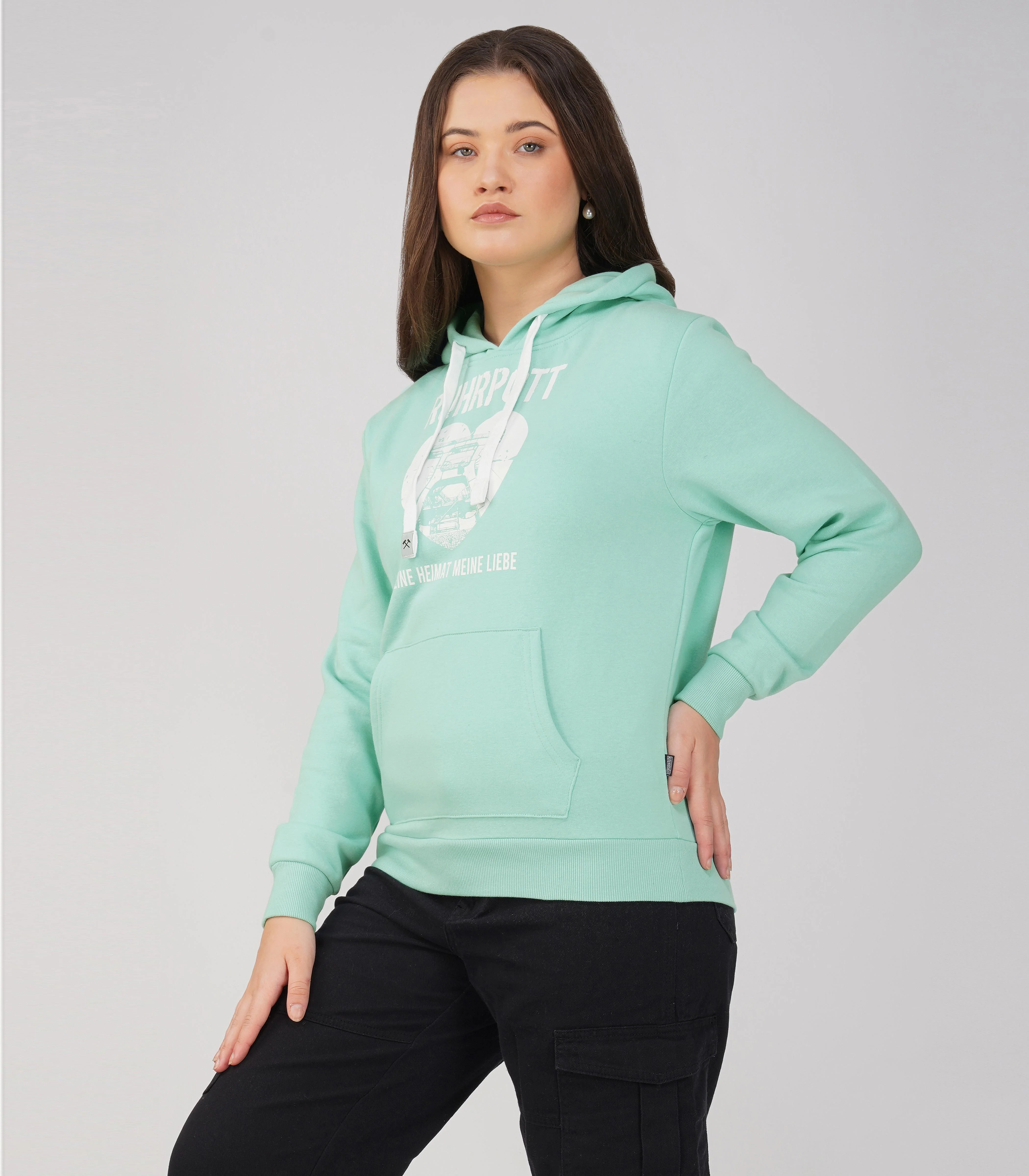 Ruhrpott Pullover Kapuzenpullover Damen-RRH23 - Image 5