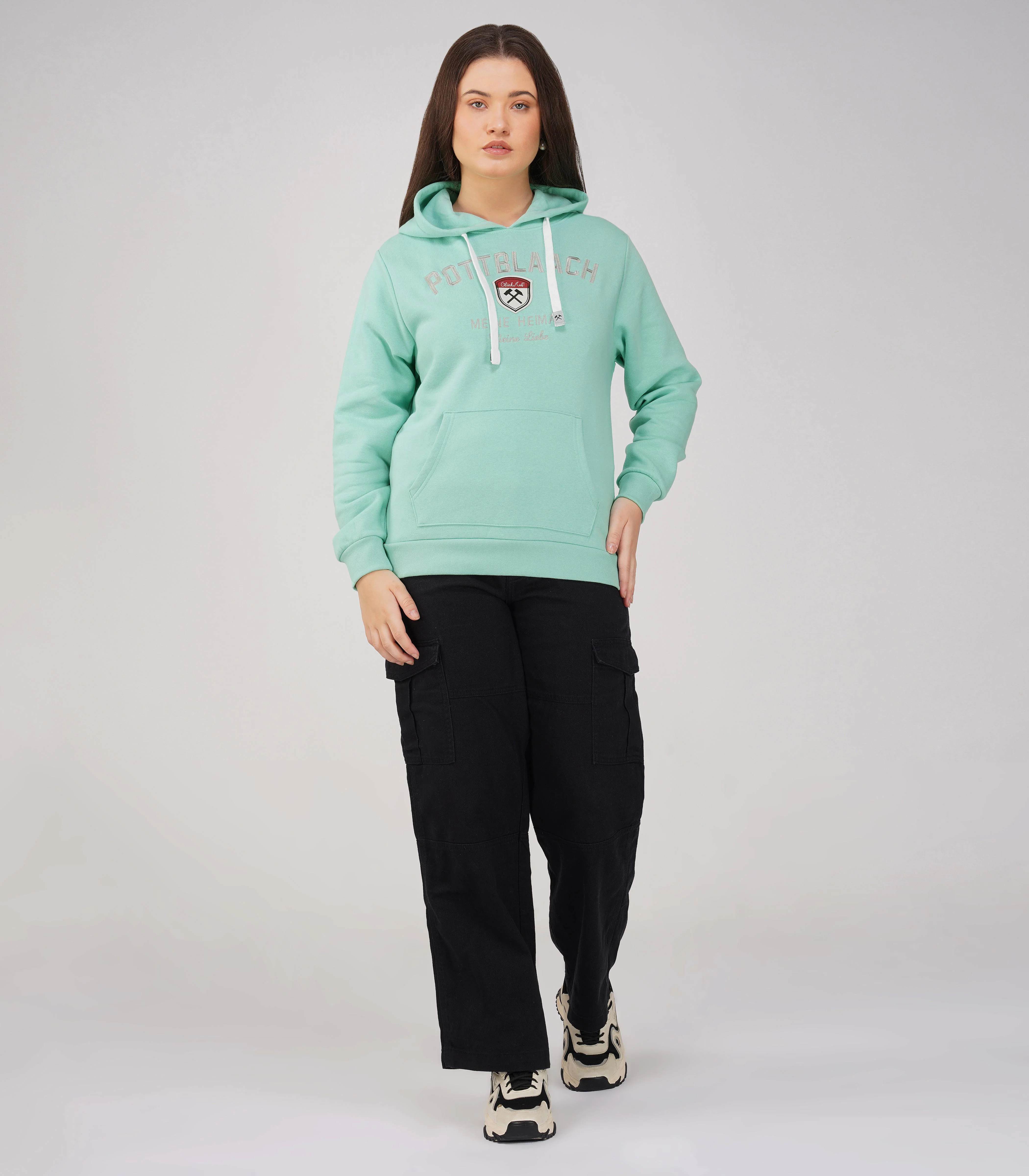 Ruhrpott Pullover Kapuzenpullover Damen-RRH26 - Image 3