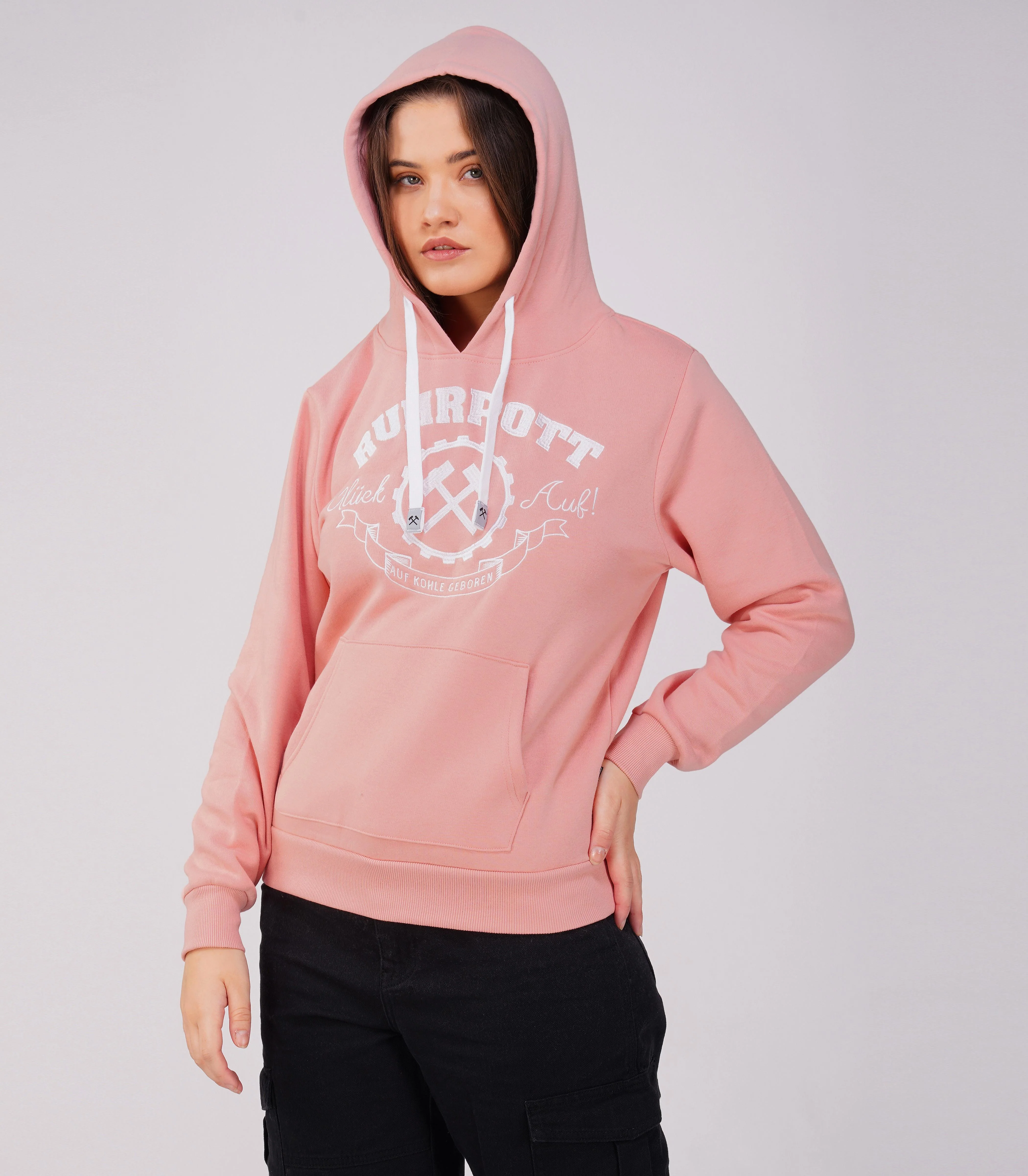 Ruhrpott Pullover Kapuzenpullover Damen-RRH27 - Image 2