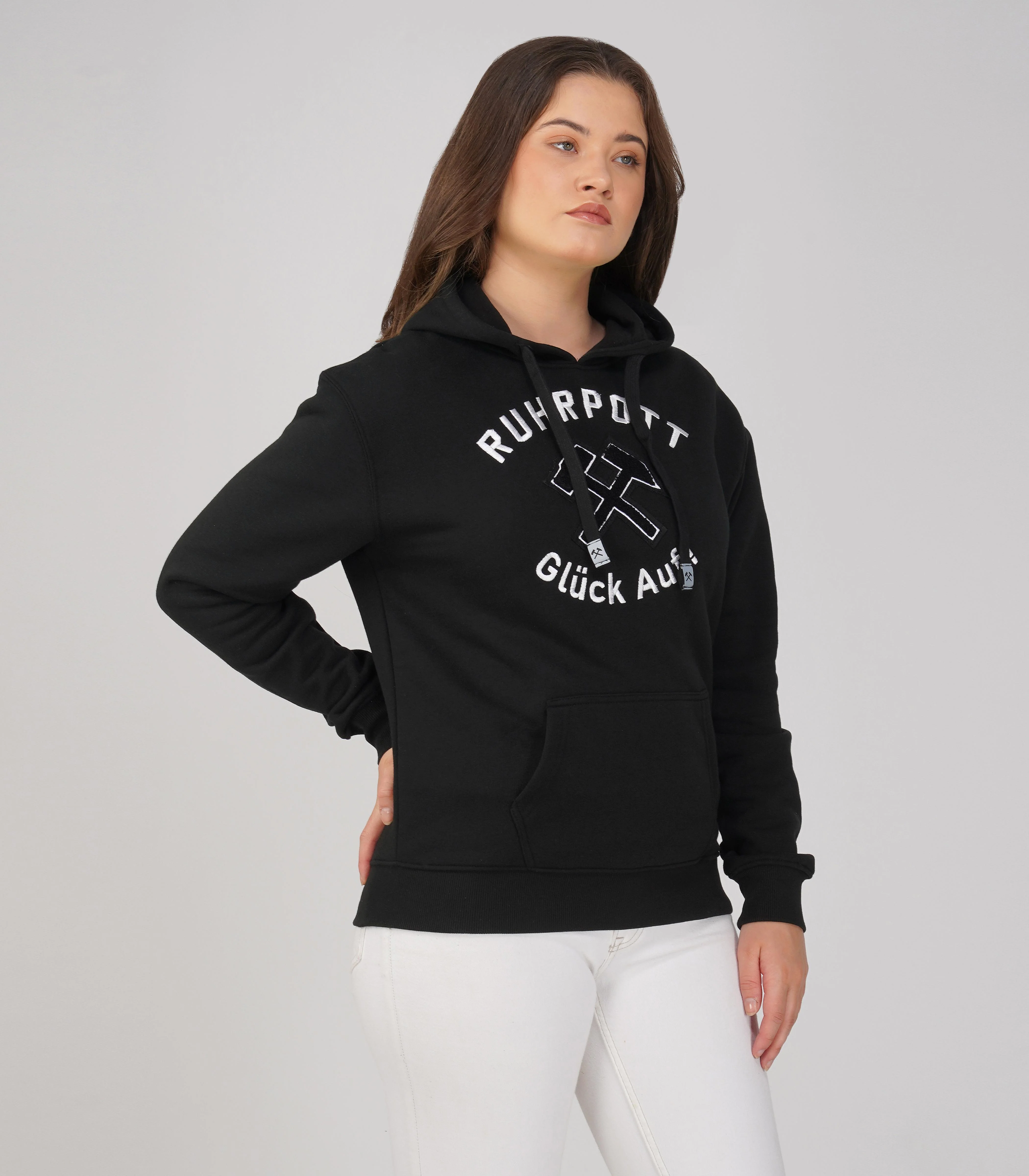 Ruhrpott Pullover Kapuzenpullover Damen-RRH28 - Image 6
