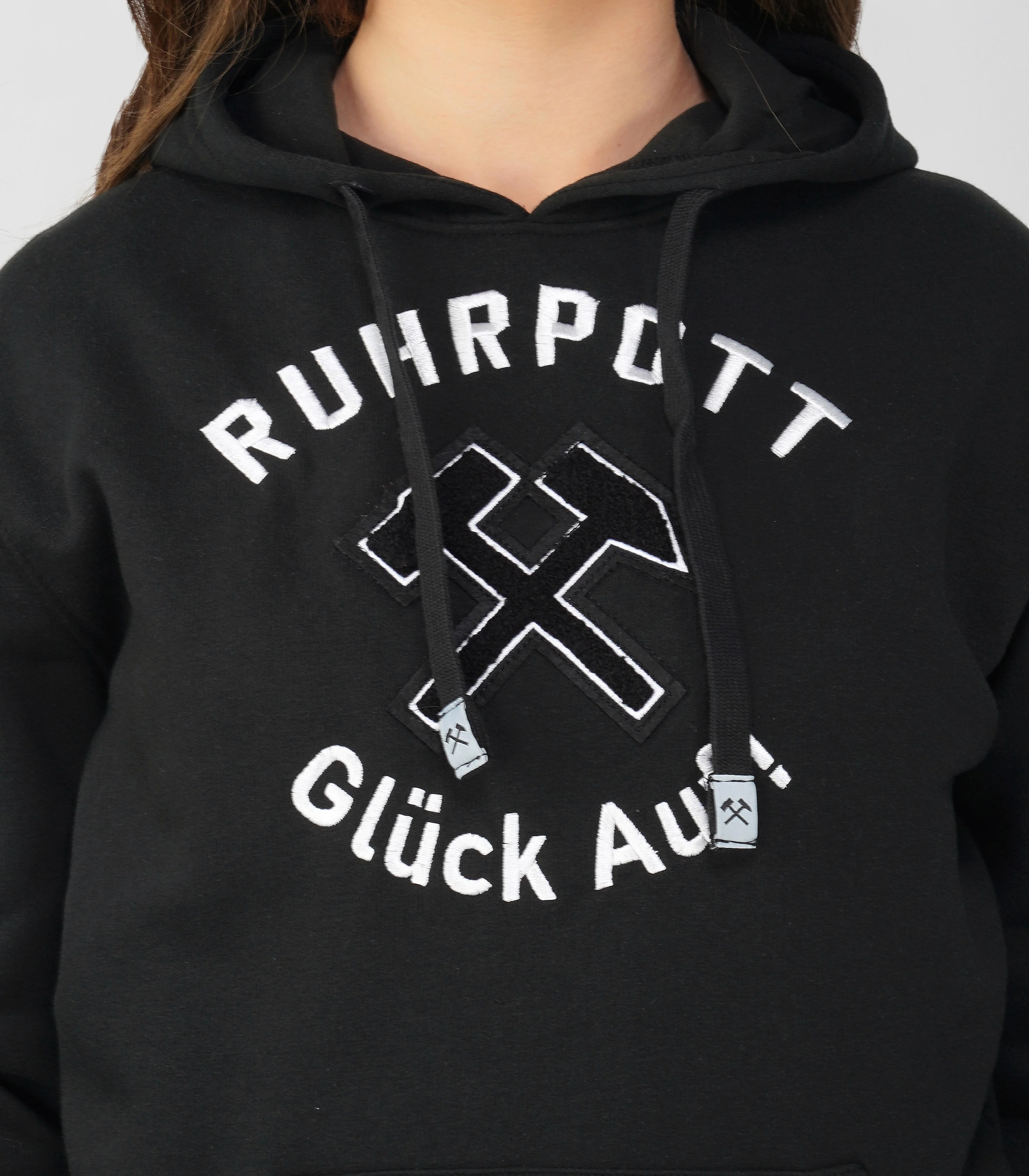 Ruhrpott Pullover Kapuzenpullover Damen-RRH28 - Image 8