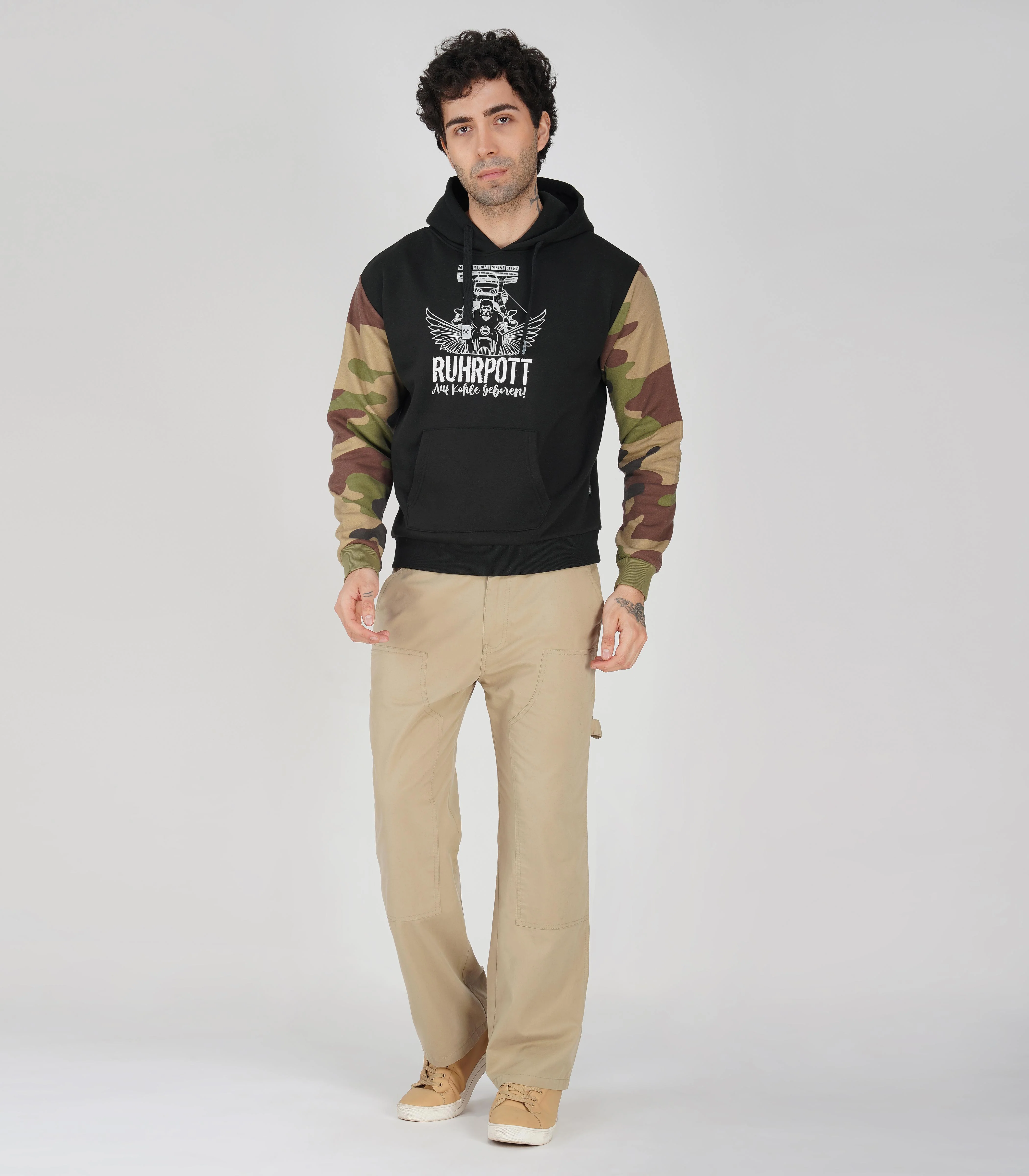 Ruhrpott Pullover Kapuzenpullover Herren-RRH04 - Image 3