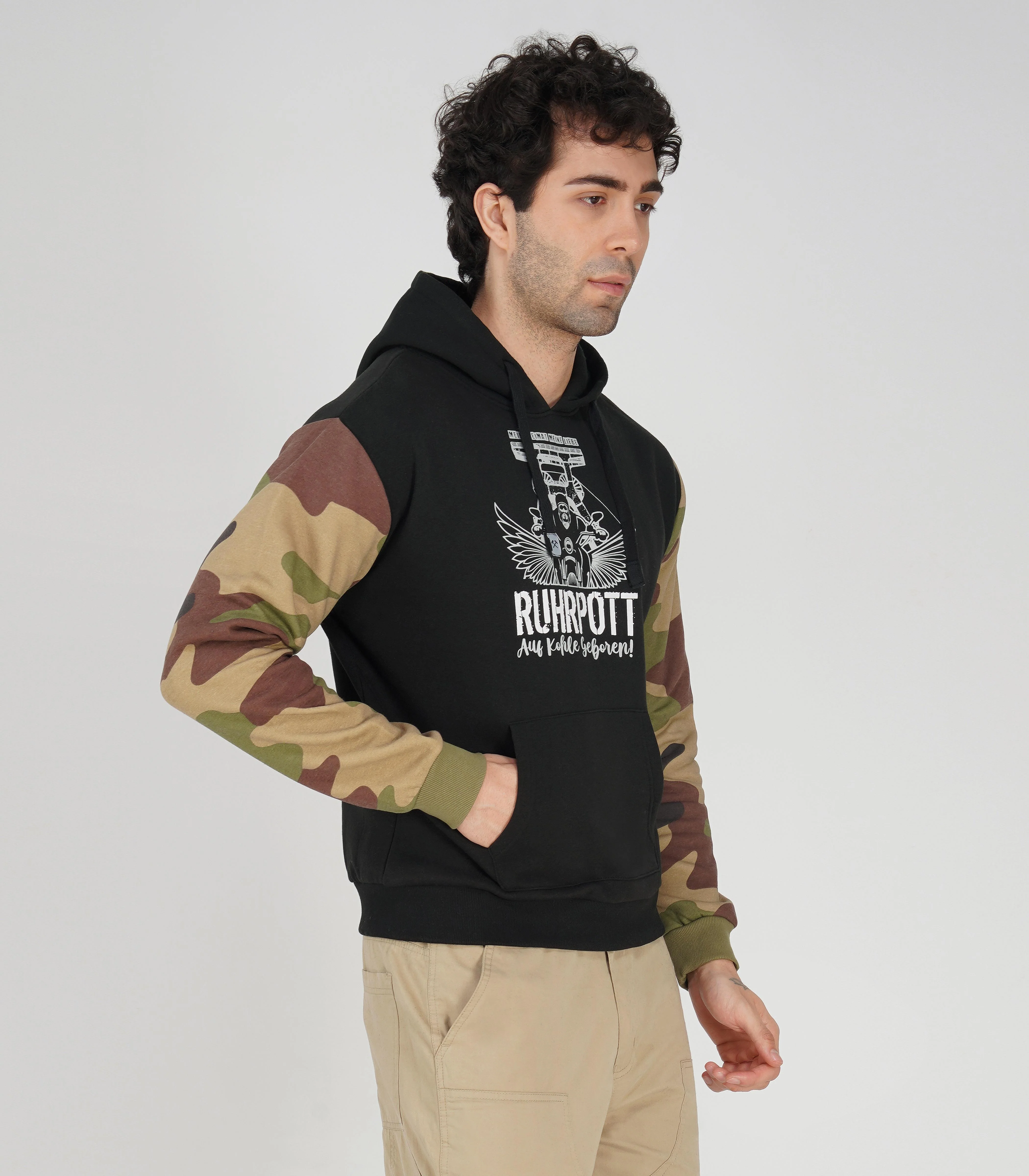 Ruhrpott Pullover Kapuzenpullover Herren-RRH04 - Image 4