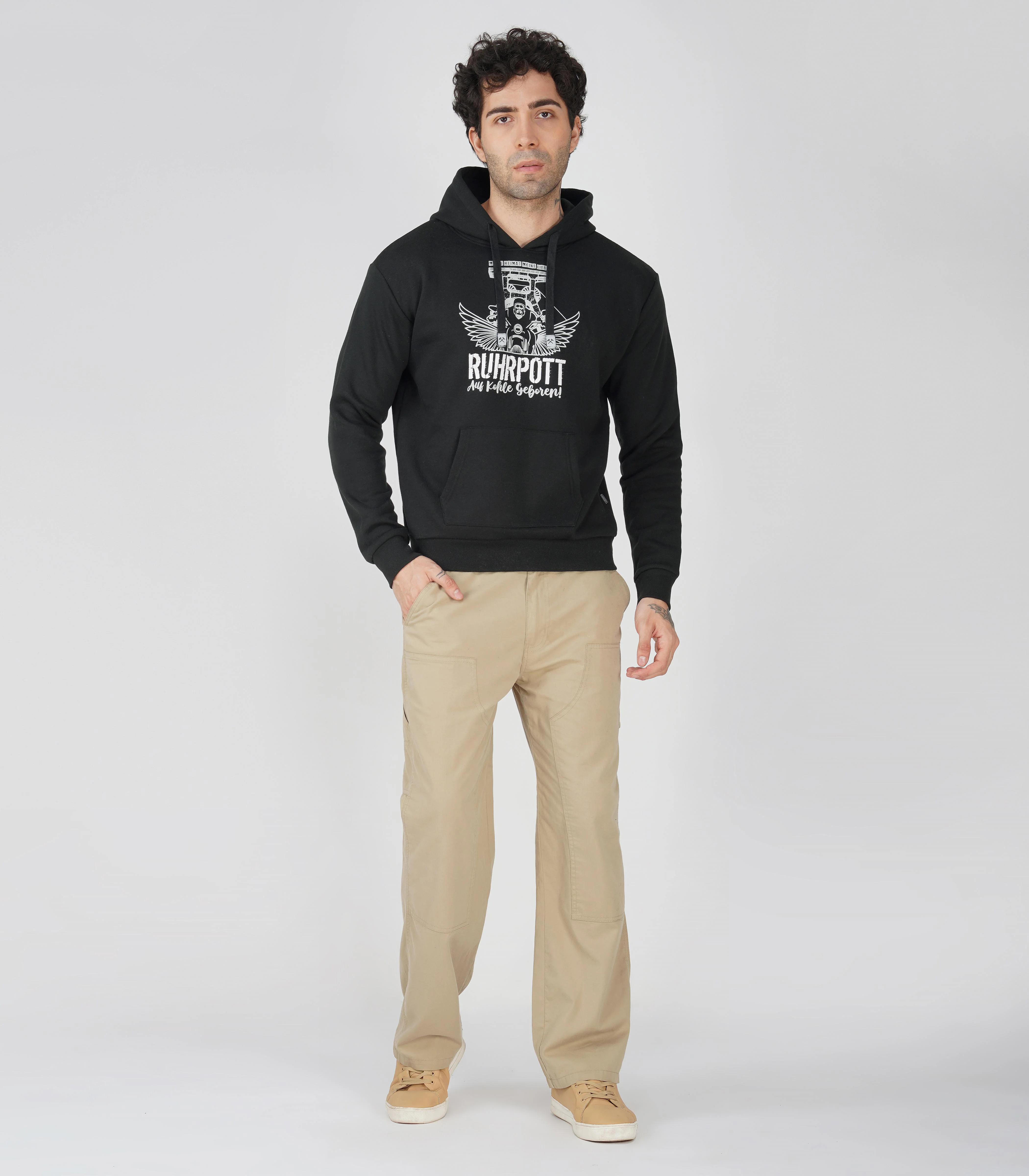 Ruhrpott Pullover Kapuzenpullover Herren-RRH05 - Image 3