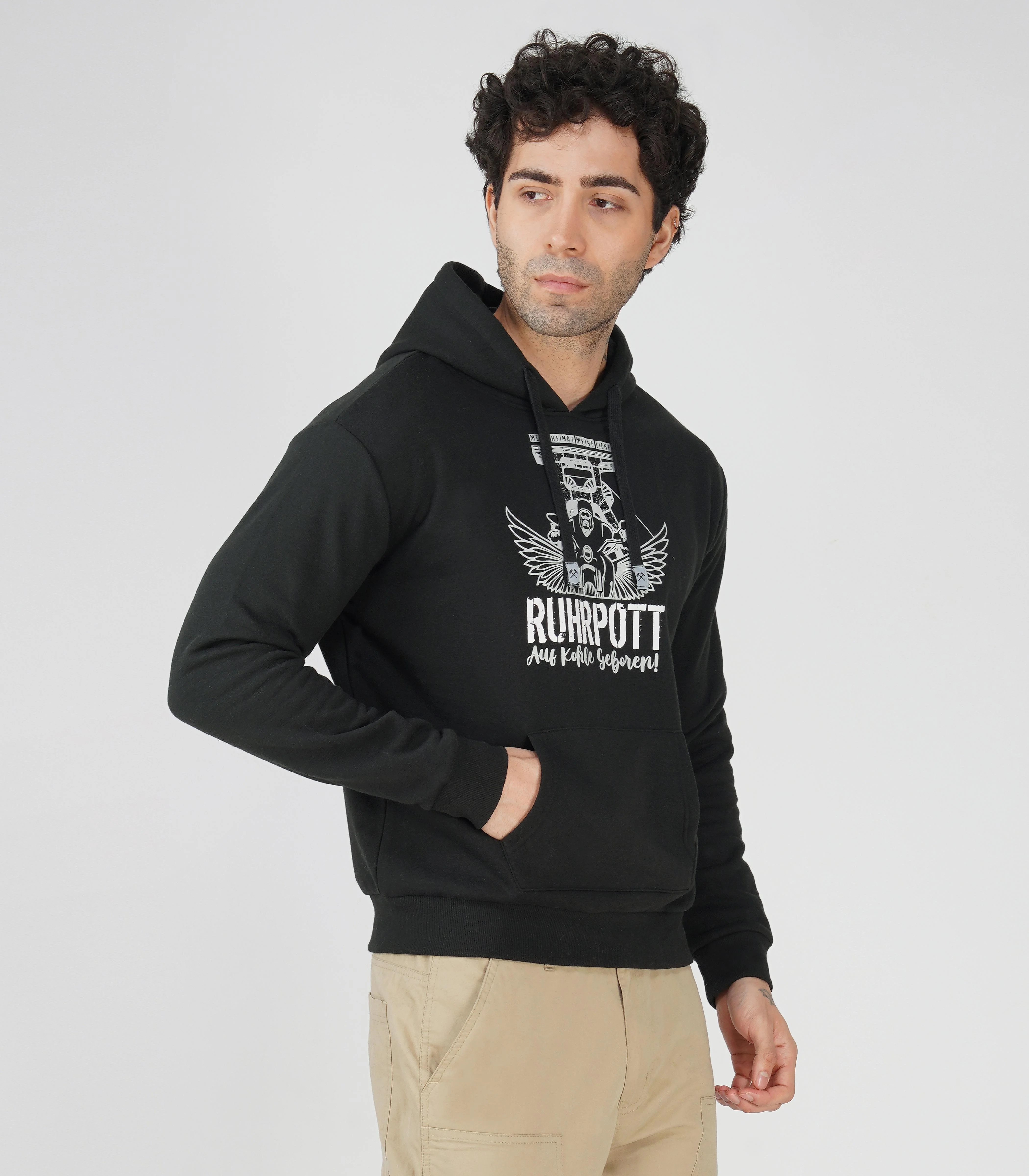 Ruhrpott Pullover Kapuzenpullover Herren-RRH05 - Image 4