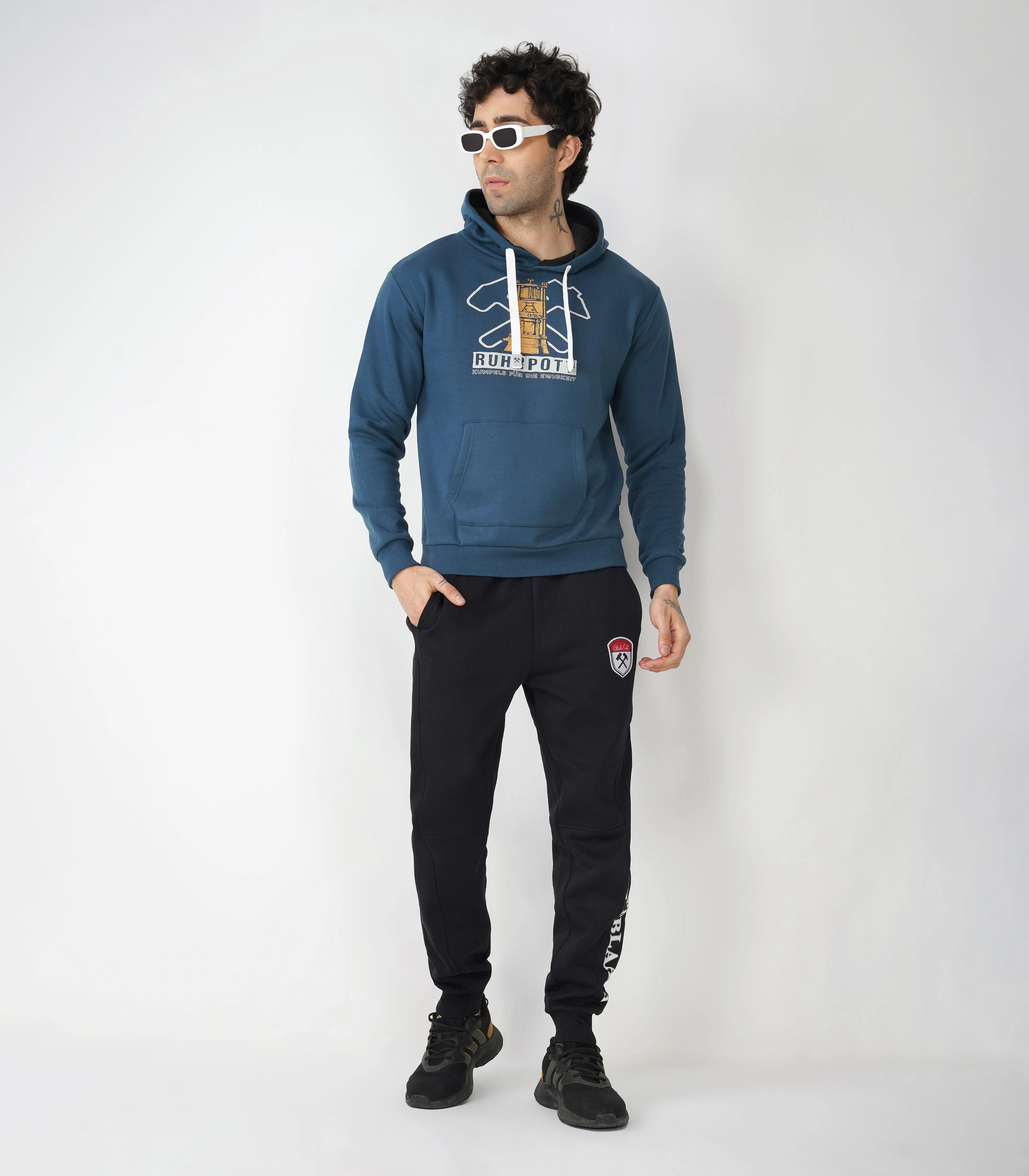 Ruhrpott Pullover Kapuzenpullover Herren-RRH09 - Image 2
