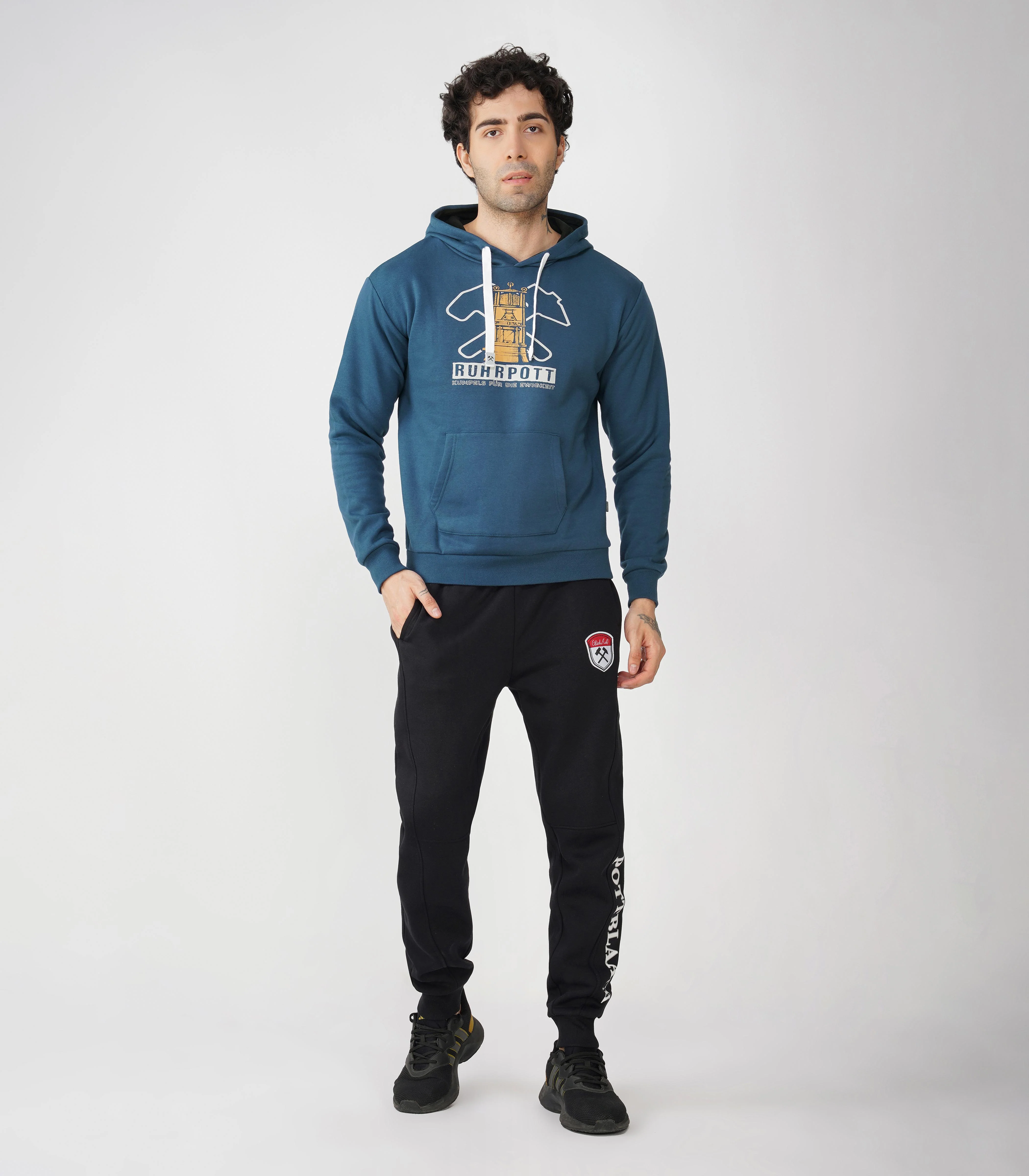 Ruhrpott Pullover Kapuzenpullover Herren-RRH09 - Image 3