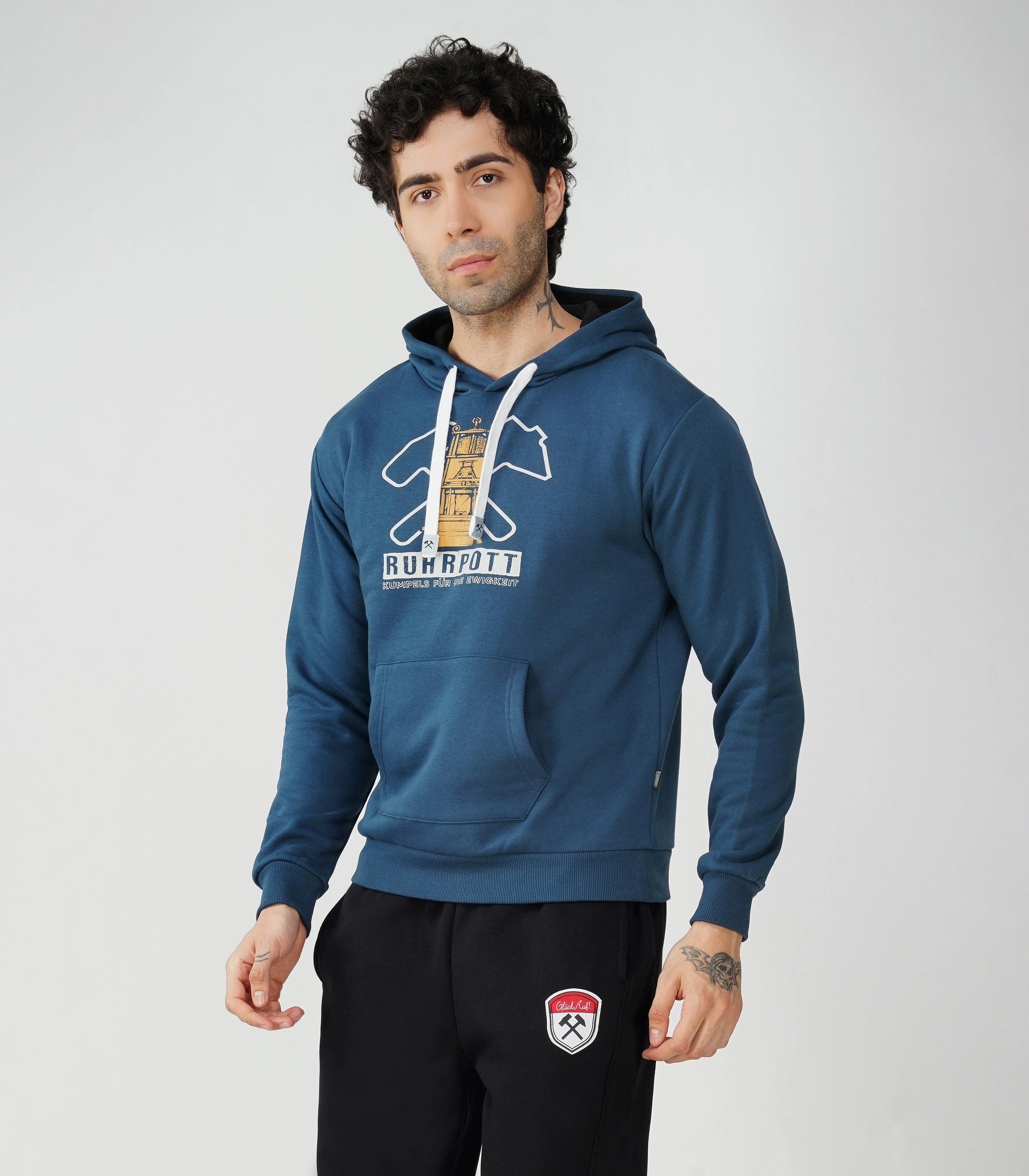 Ruhrpott Pullover Kapuzenpullover Herren-RRH09 - Image 5