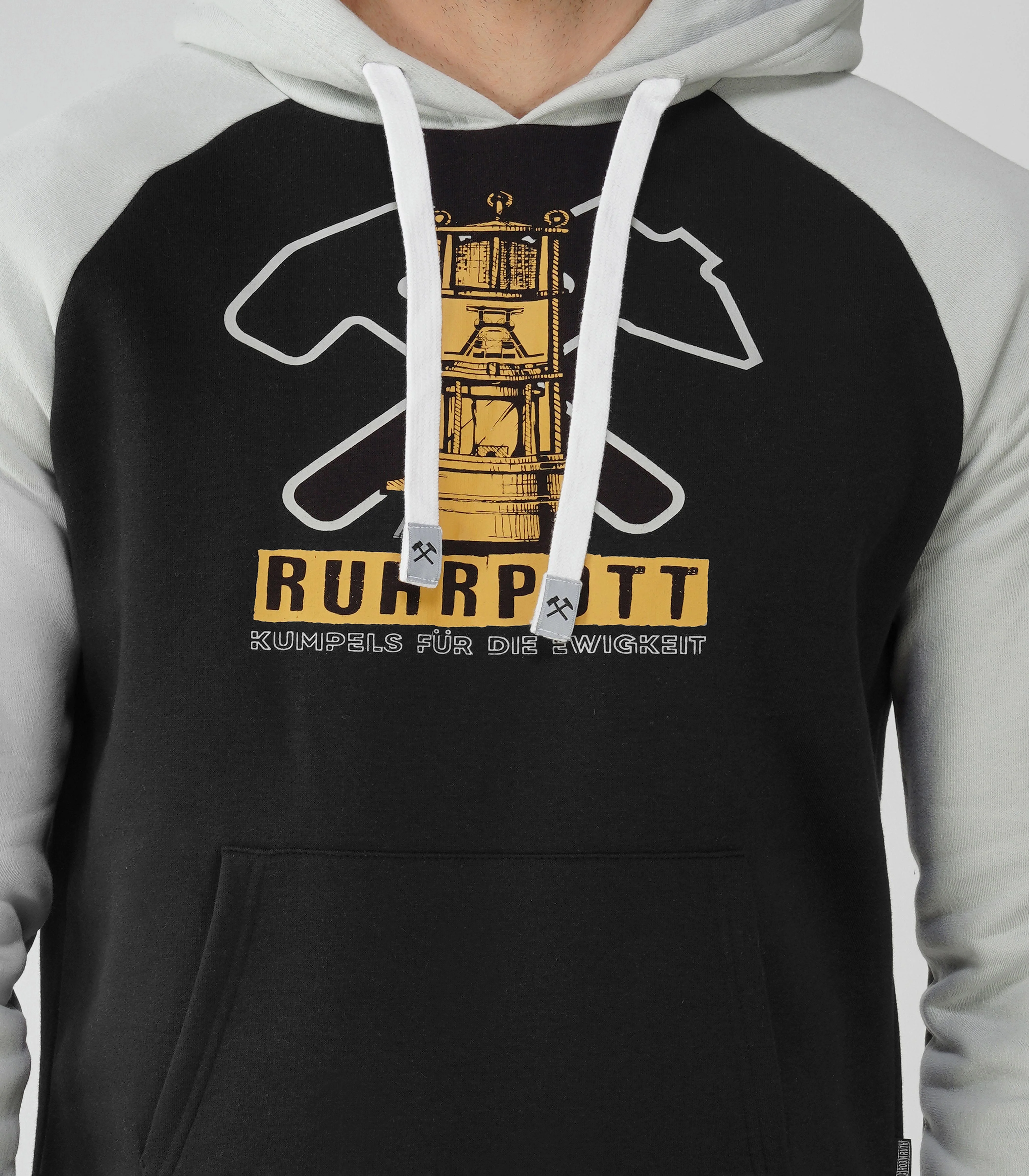 Ruhrpott Pullover Kapuzenpullover Herren-Rrh10 - Image 6