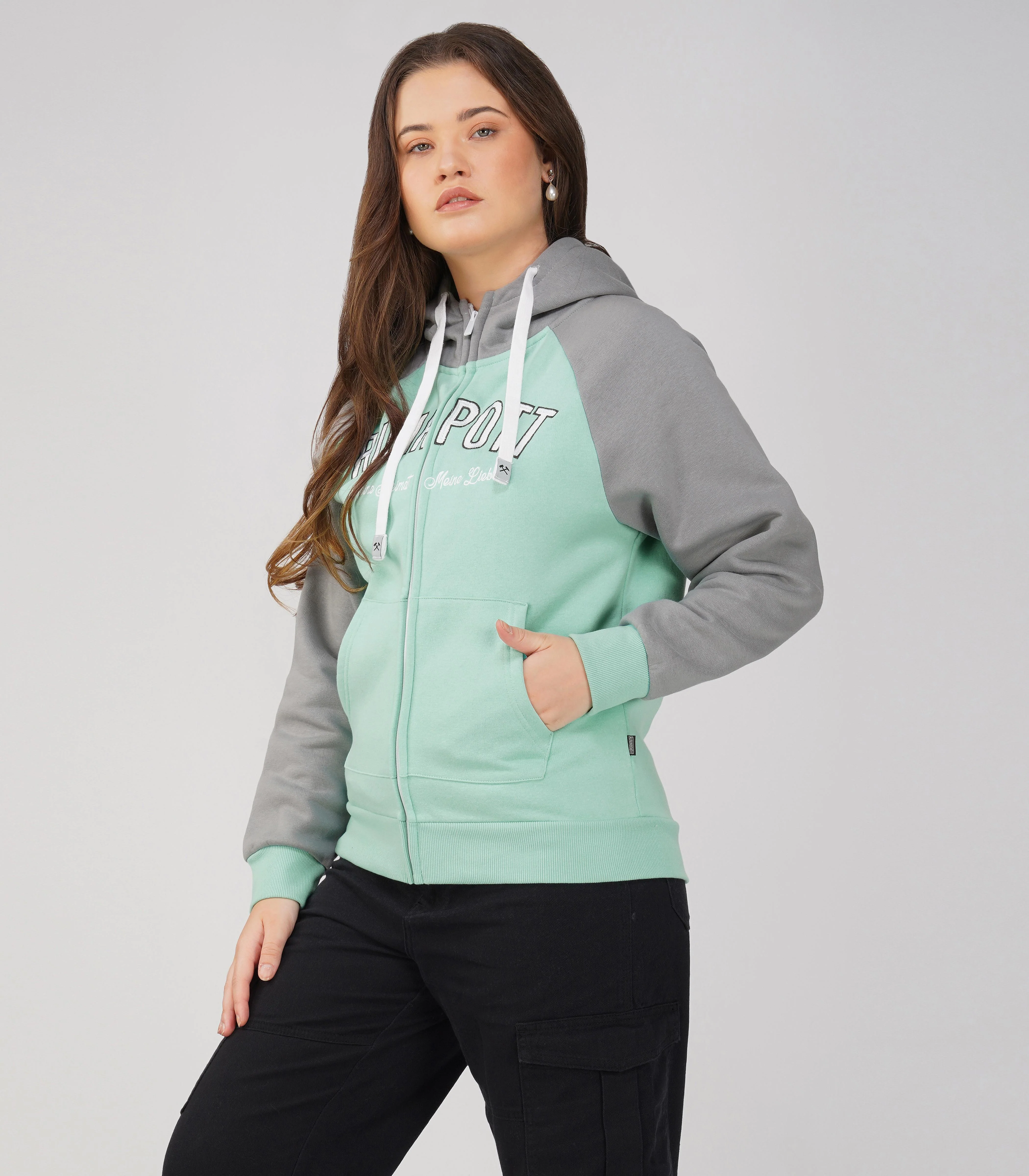 Ruhrpott Reißverschluss-Hoodie Damen-RRH29 - Image 4