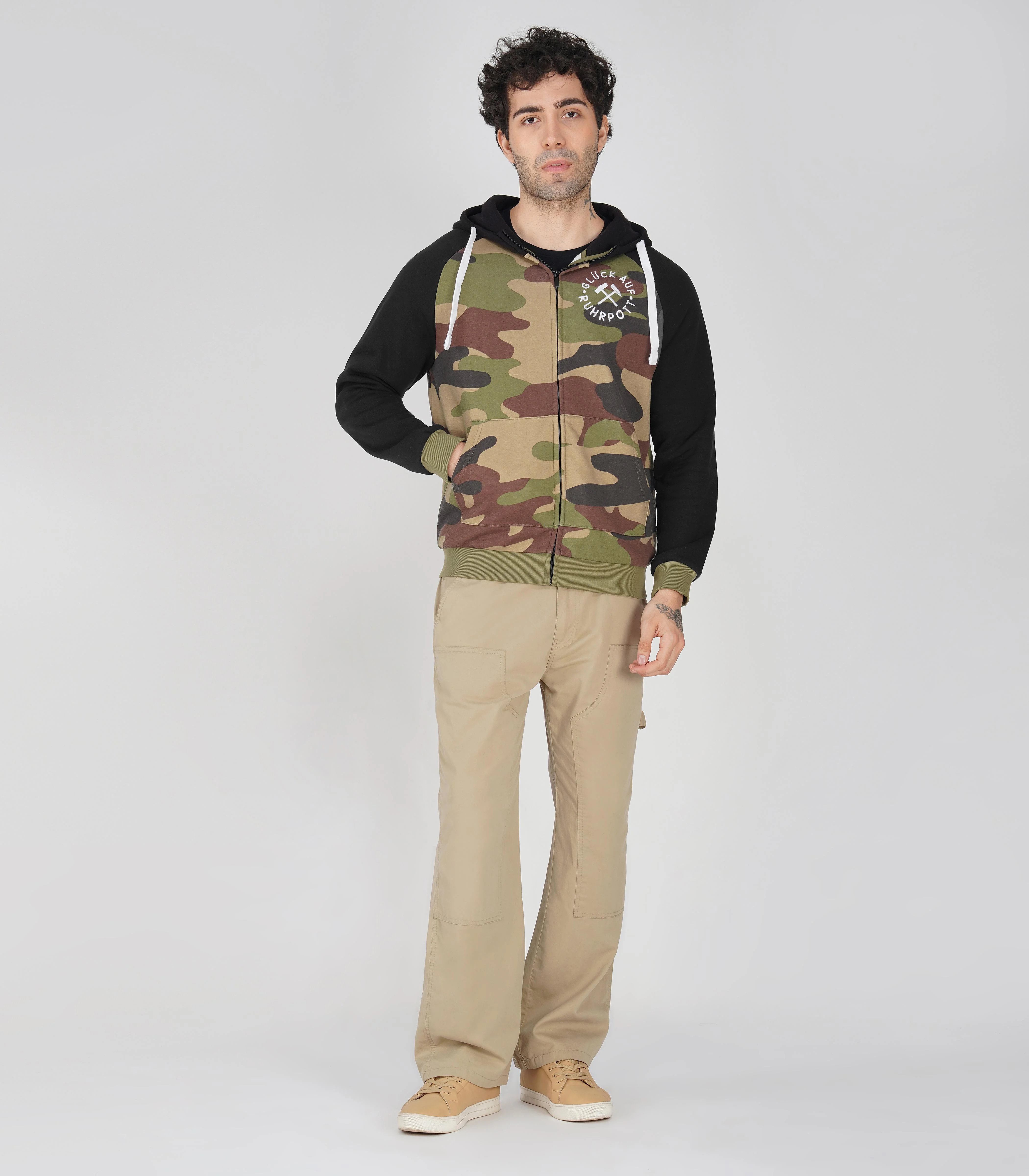 Ruhrpott Reißverschluss-Hoodie Herren-Rrh20 - Image 4