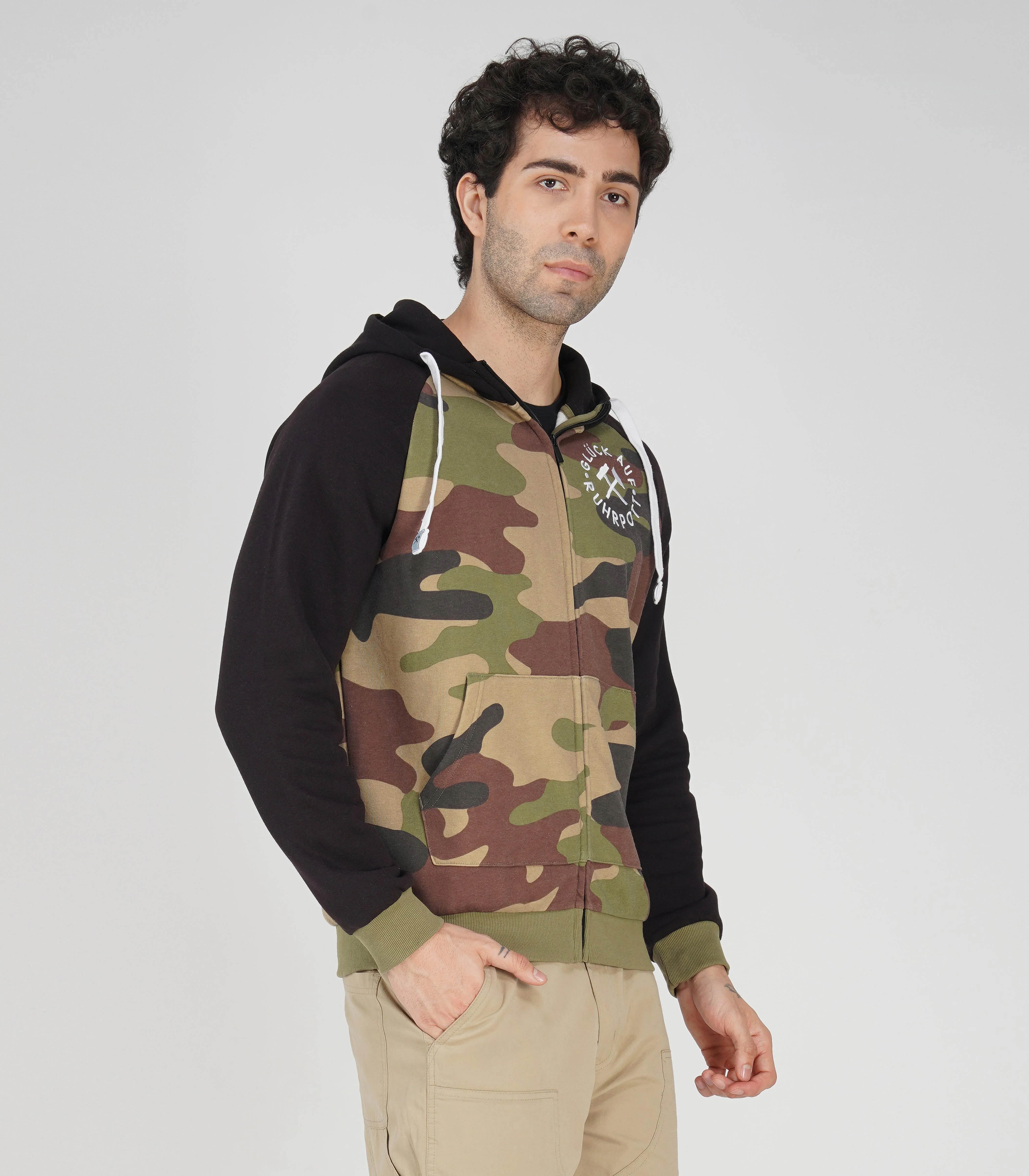 Ruhrpott Reißverschluss-Hoodie Herren-Rrh20 - Image 5