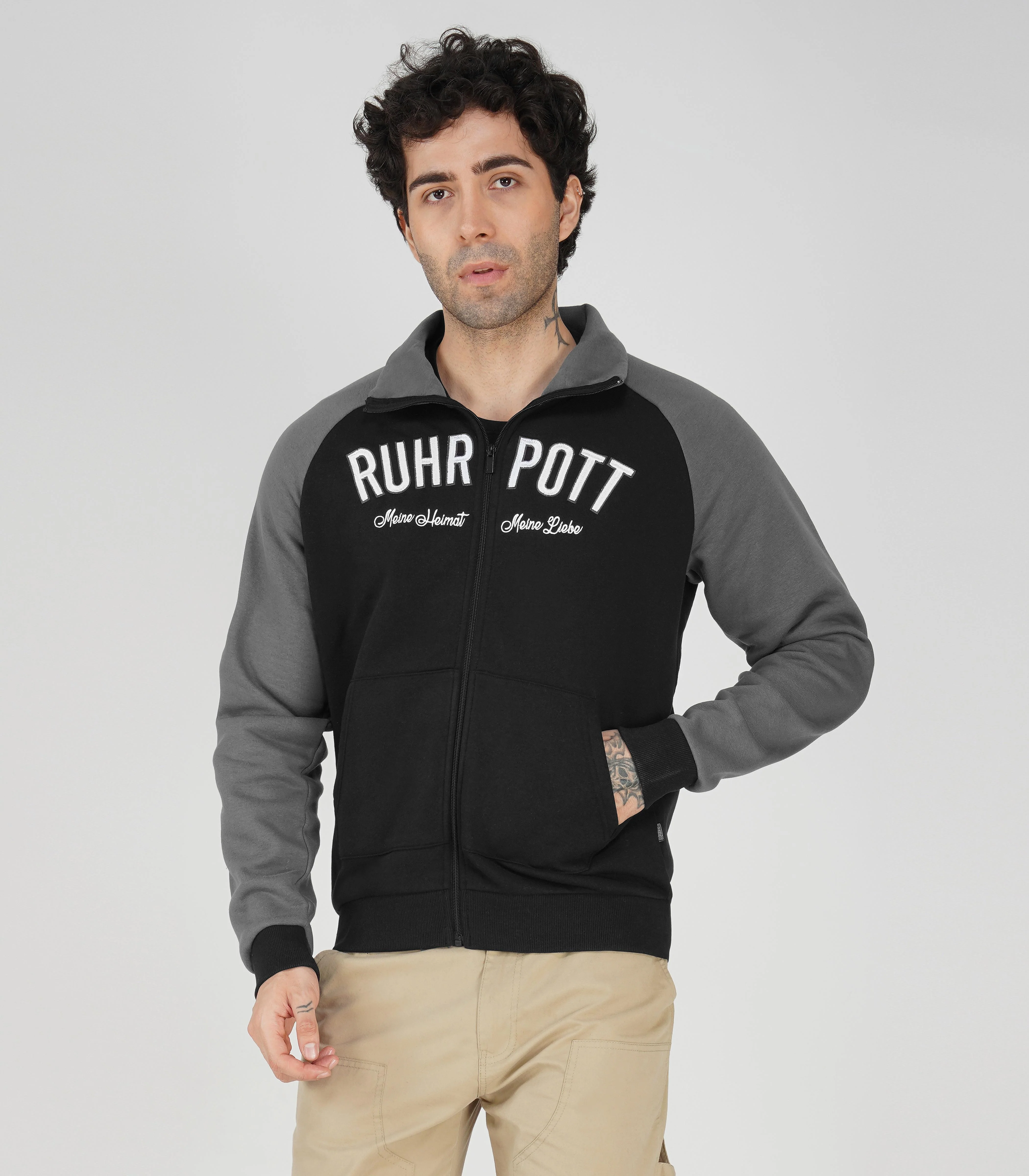 Ruhrpott Reißverschluss-Hoodie Herren-RRH21 - Image 2