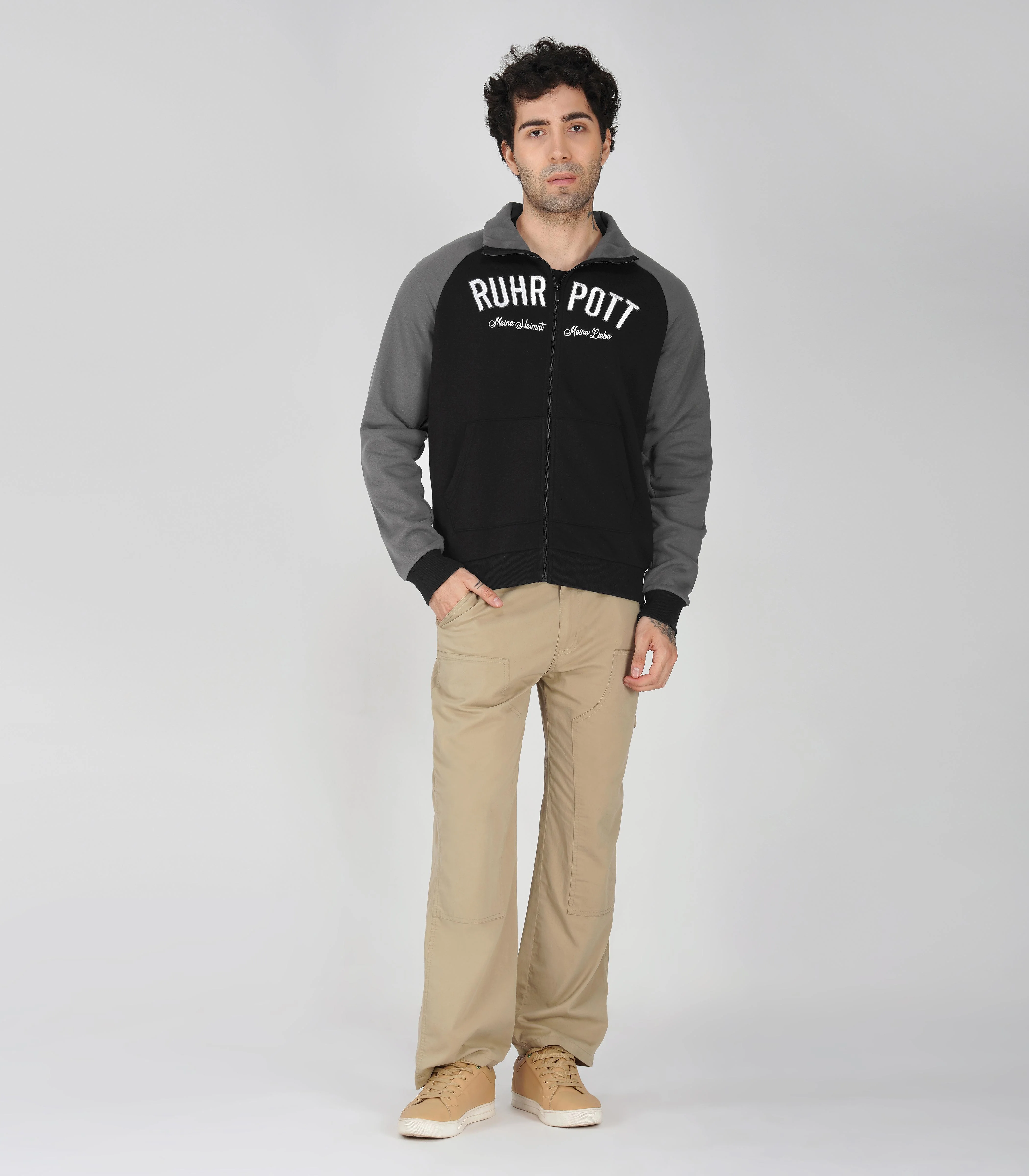 Ruhrpott Reißverschluss-Hoodie Herren-RRH21 - Image 4