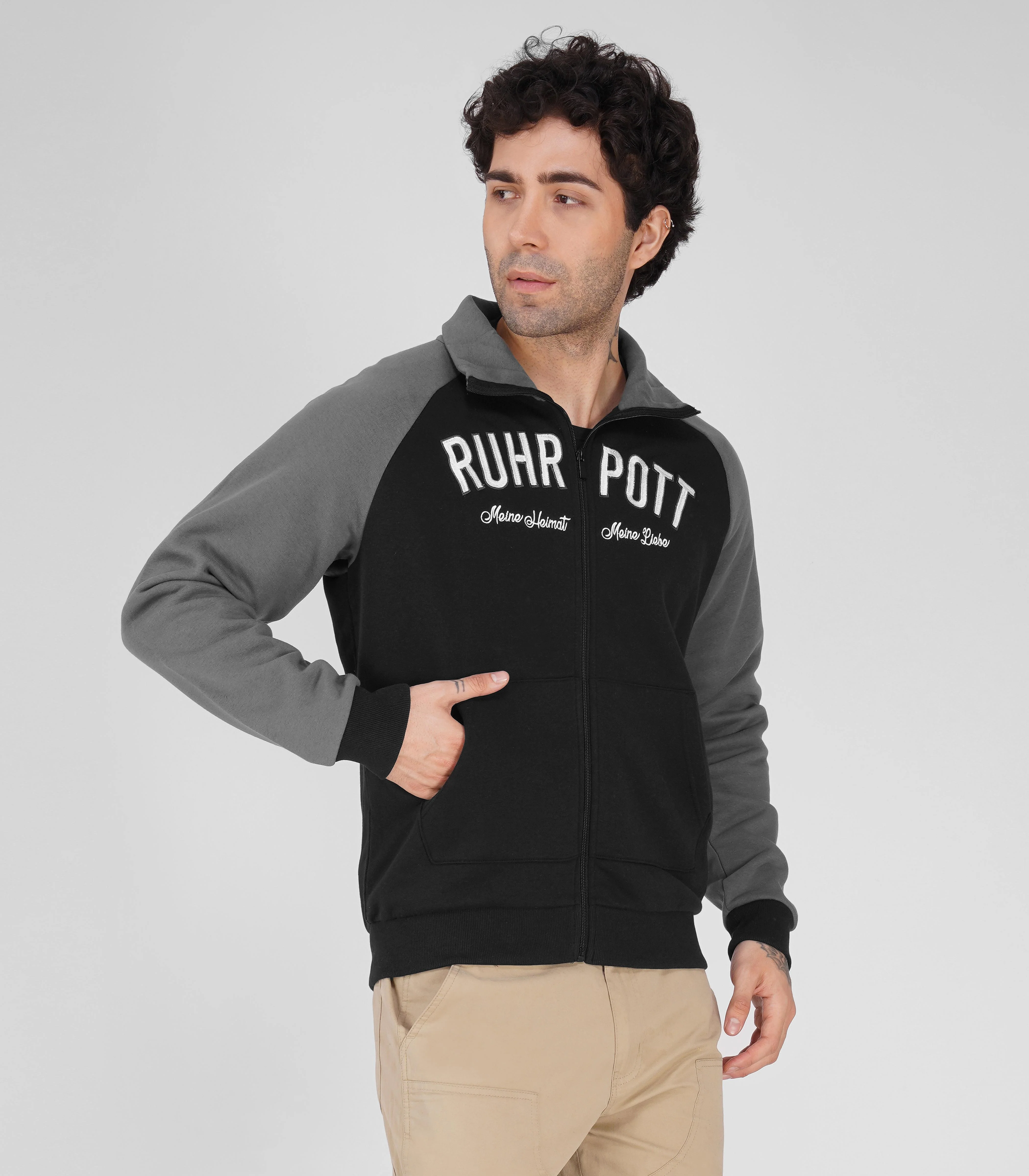Ruhrpott Reißverschluss-Hoodie Herren-RRH21 - Image 5