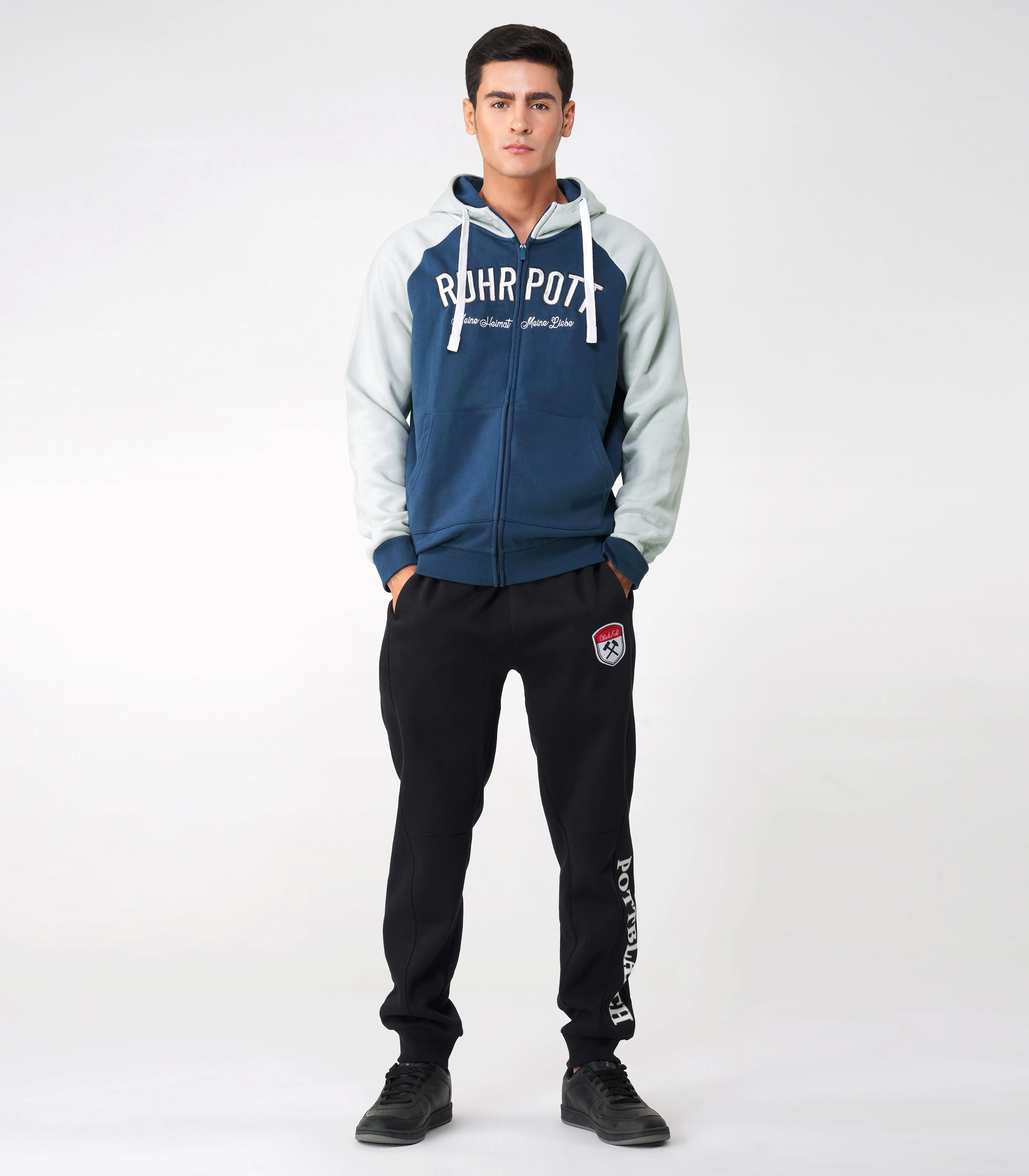 Ruhrpott Reißverschluss-Hoodie Herren-RRH22 - Image 3