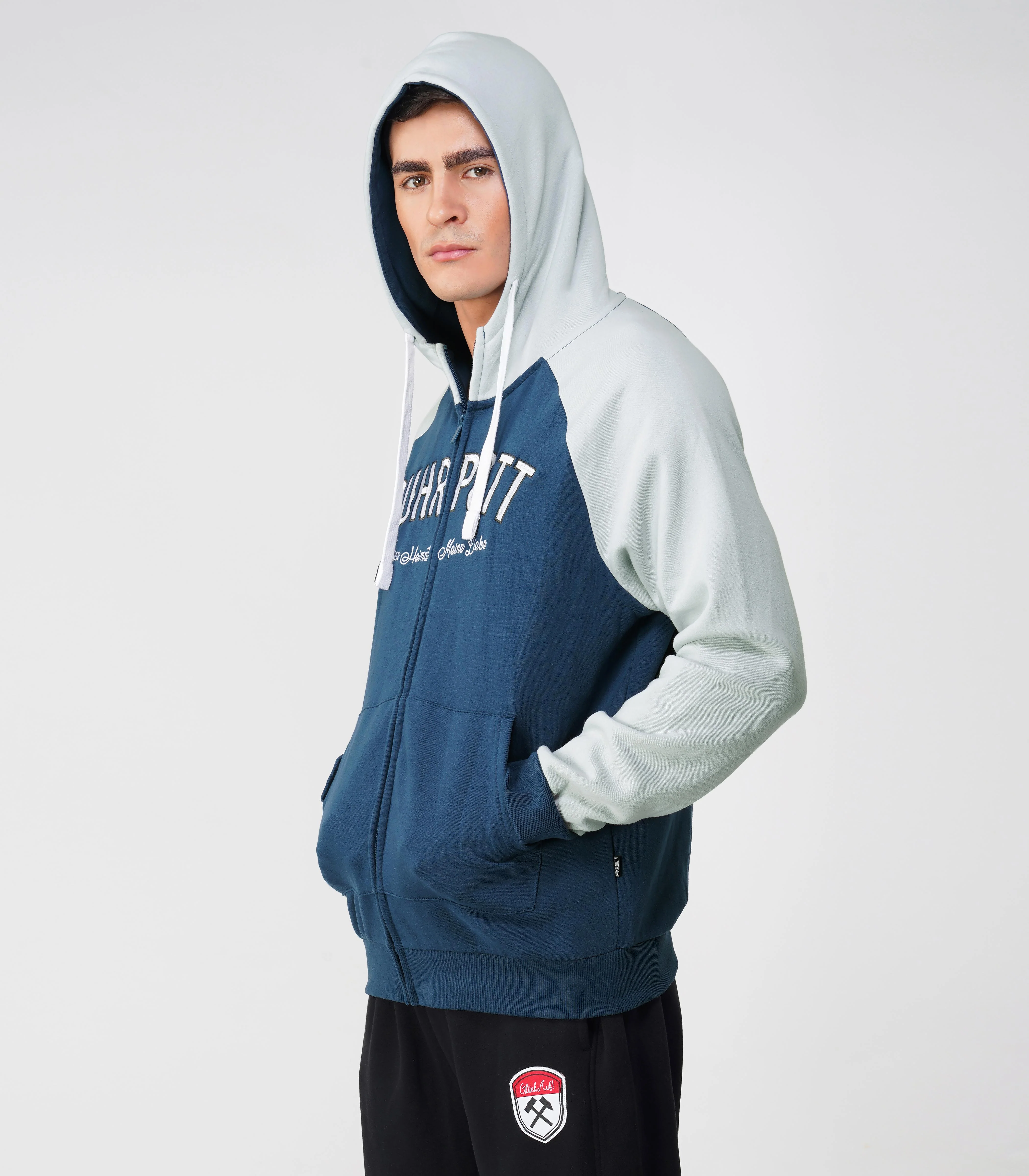 Ruhrpott Reißverschluss-Hoodie Herren-RRH22 - Image 4
