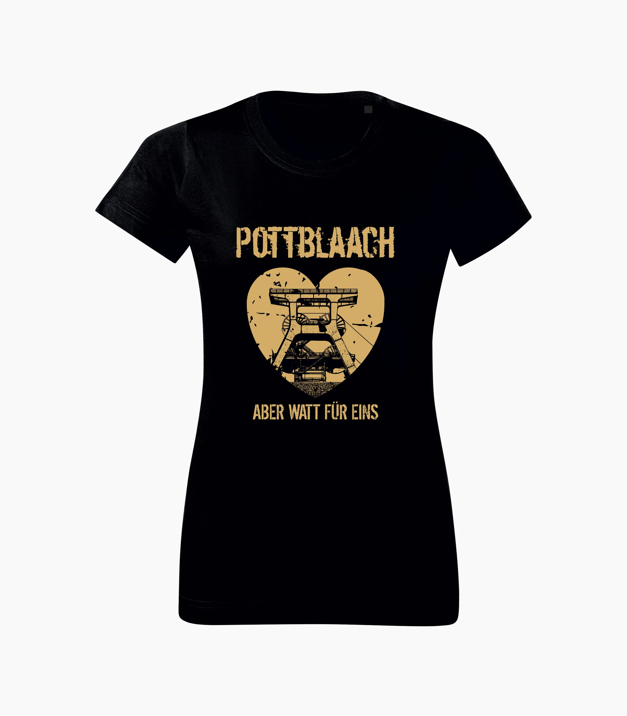 Ruhrpott Rundhalsausschnitt T-Shirt Damen-RRT517