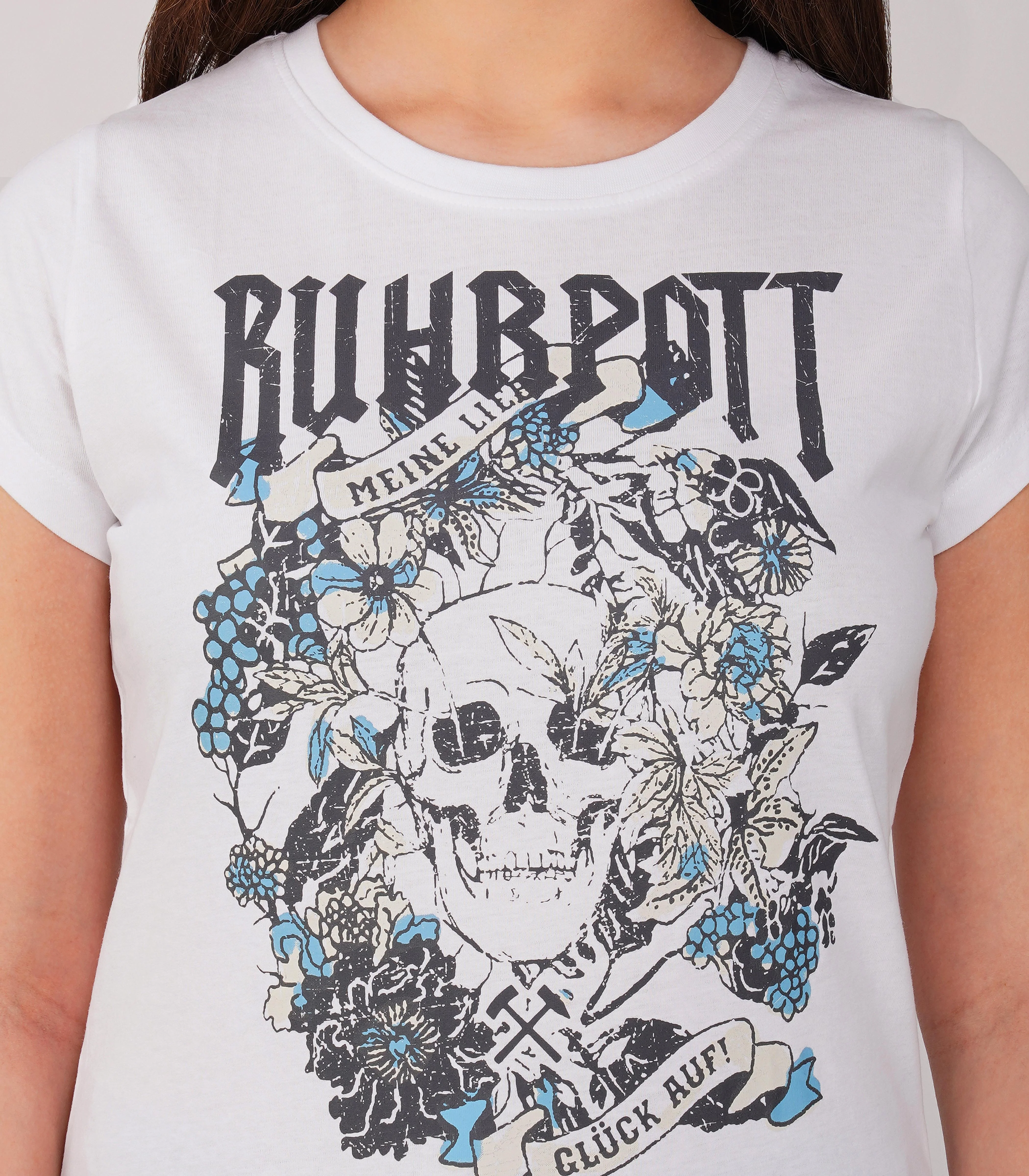 Ruhrpott Rundhalsausschnitt T-Shirt Damen-RRT543 - Image 6