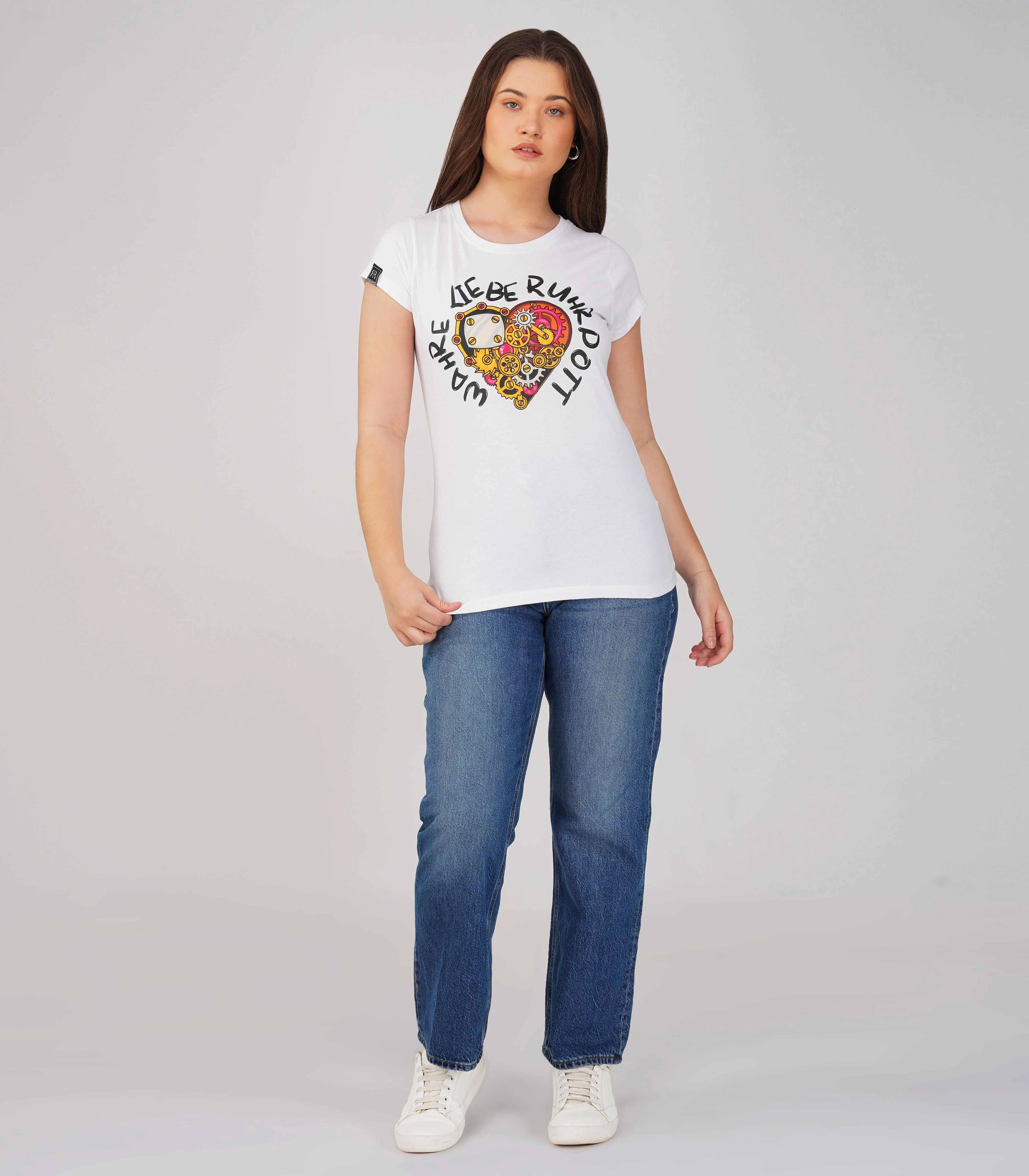 Ruhrpott Rundhalsausschnitt T-Shirt Damen-RRT554 - Image 3