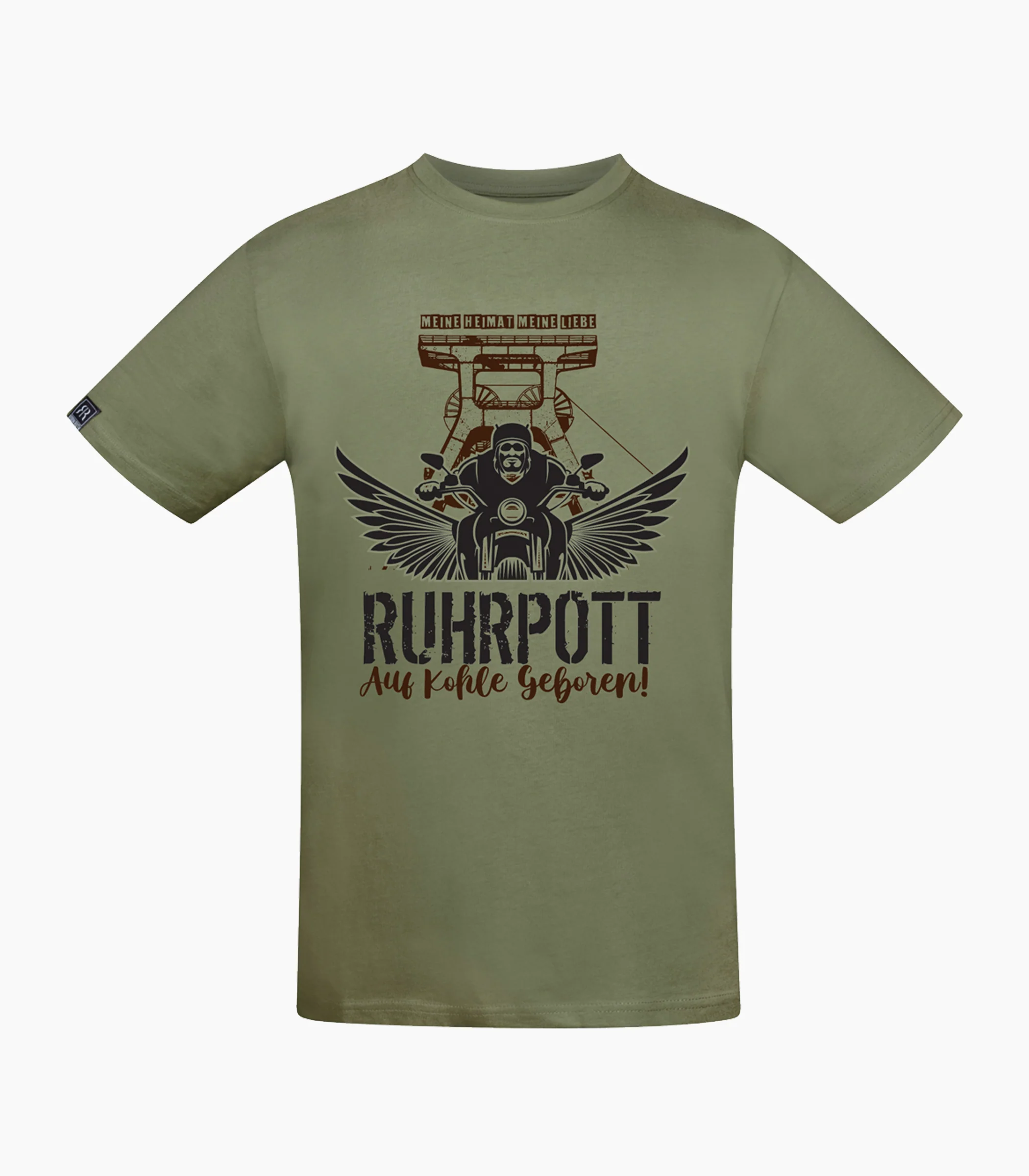 Ruhrpott Rundhalsausschnitt T-Shirt Unisex-RRT503