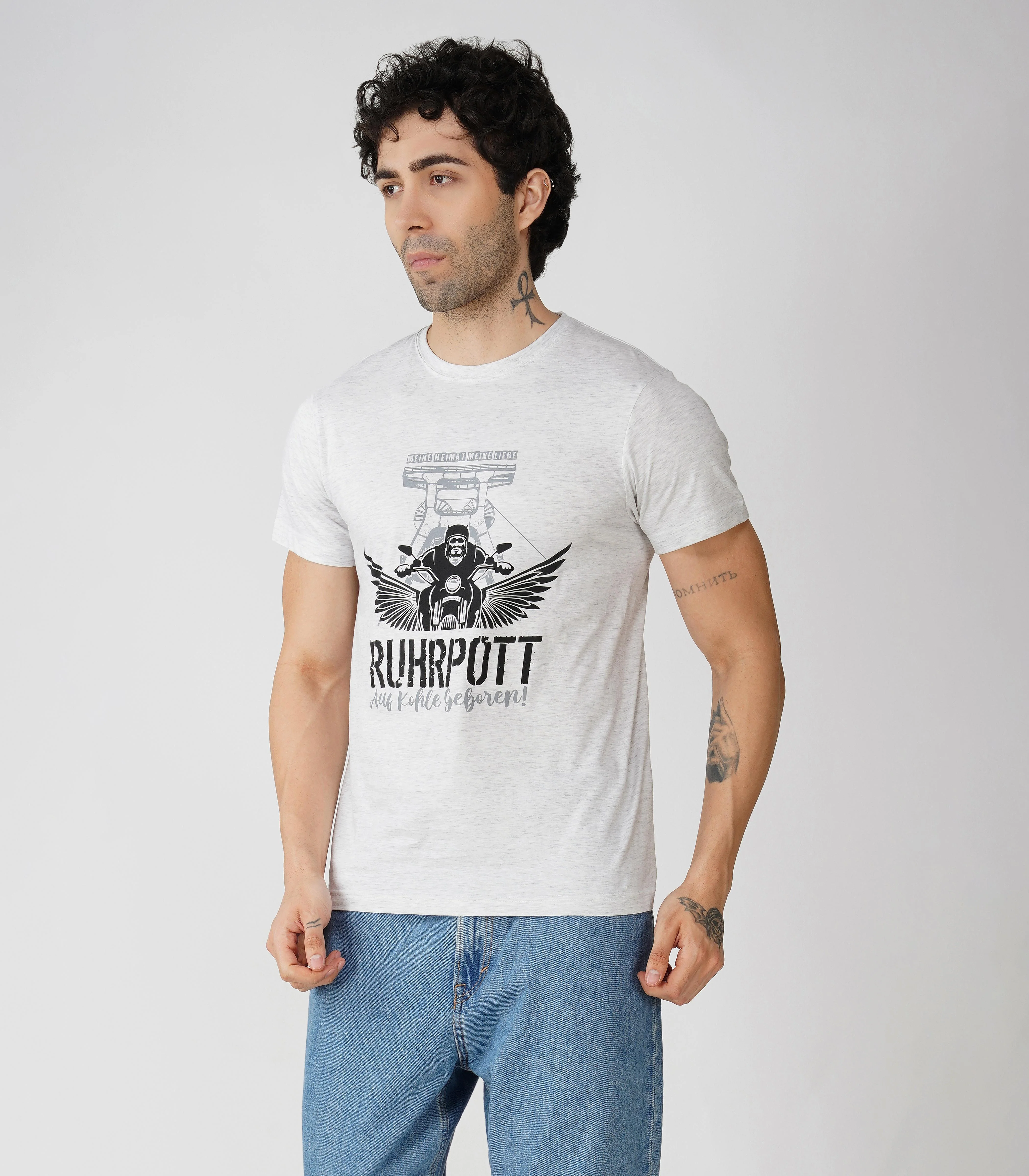 Ruhrpott Rundhalsausschnitt T-Shirt Unisex-RRT506