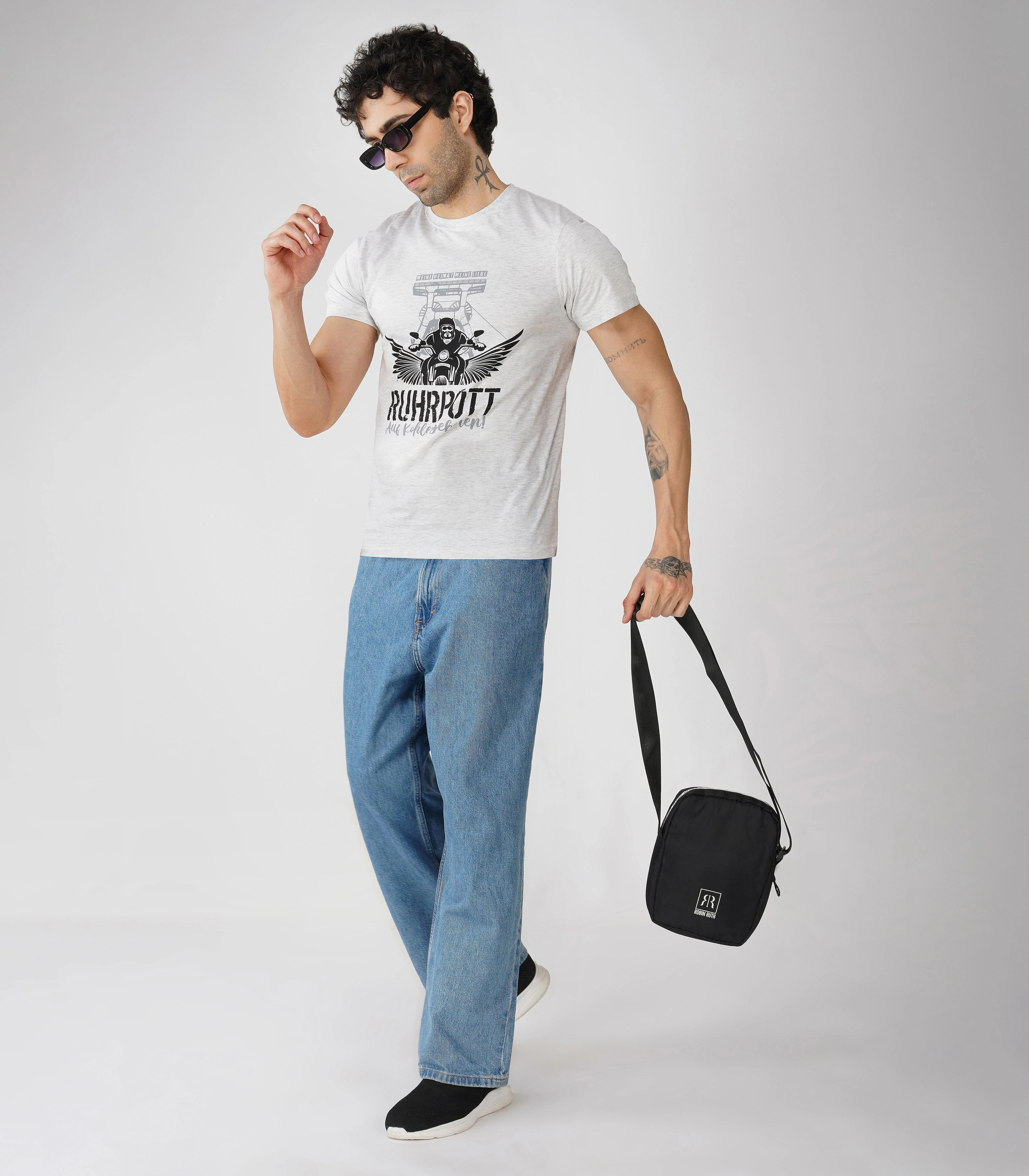 Ruhrpott Rundhalsausschnitt T-Shirt Unisex-RRT506 - Image 2