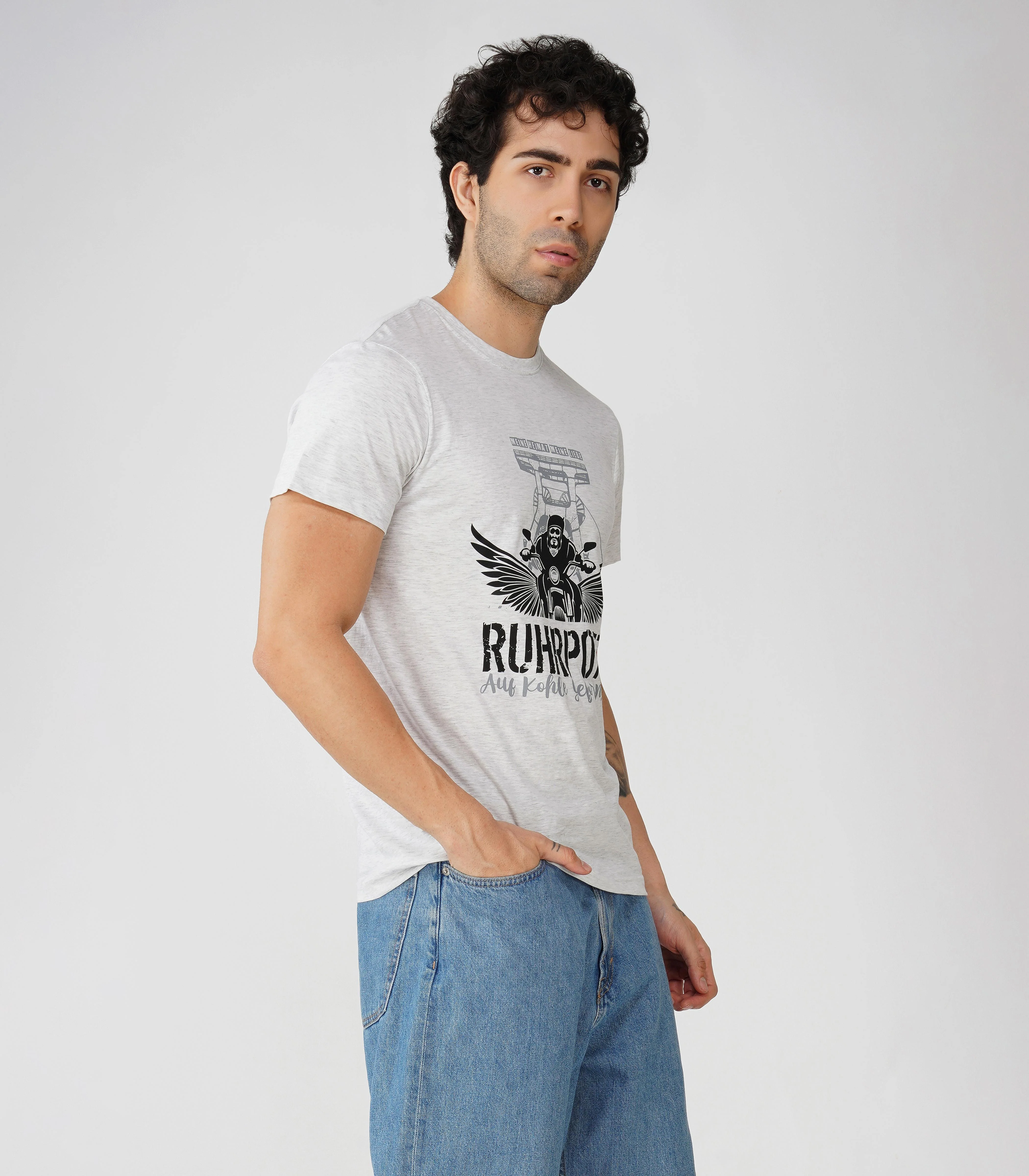 Ruhrpott Rundhalsausschnitt T-Shirt Unisex-RRT506 - Image 4