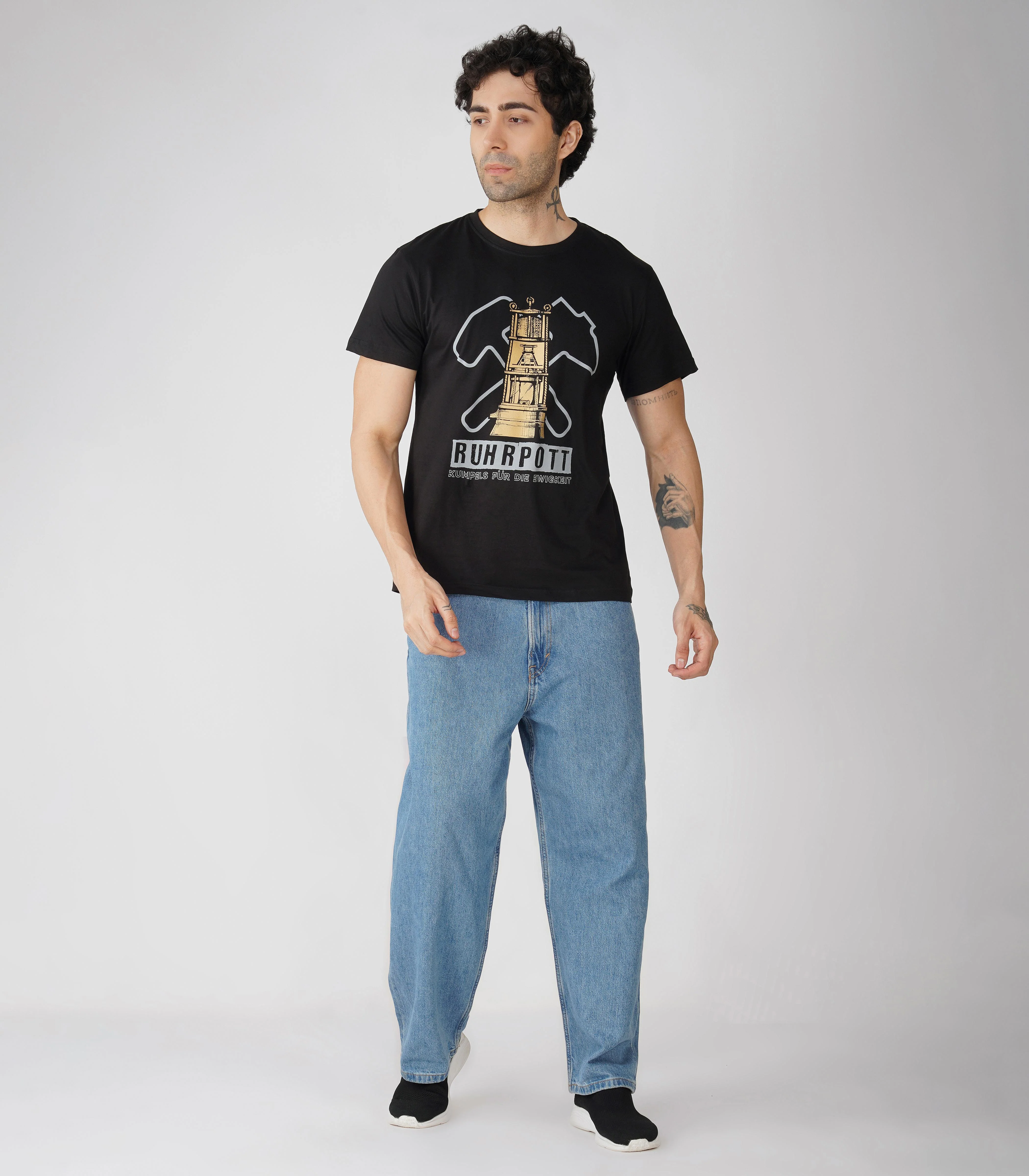 Ruhrpott Rundhalsausschnitt T-Shirt Unisex-RRT507 - Image 3