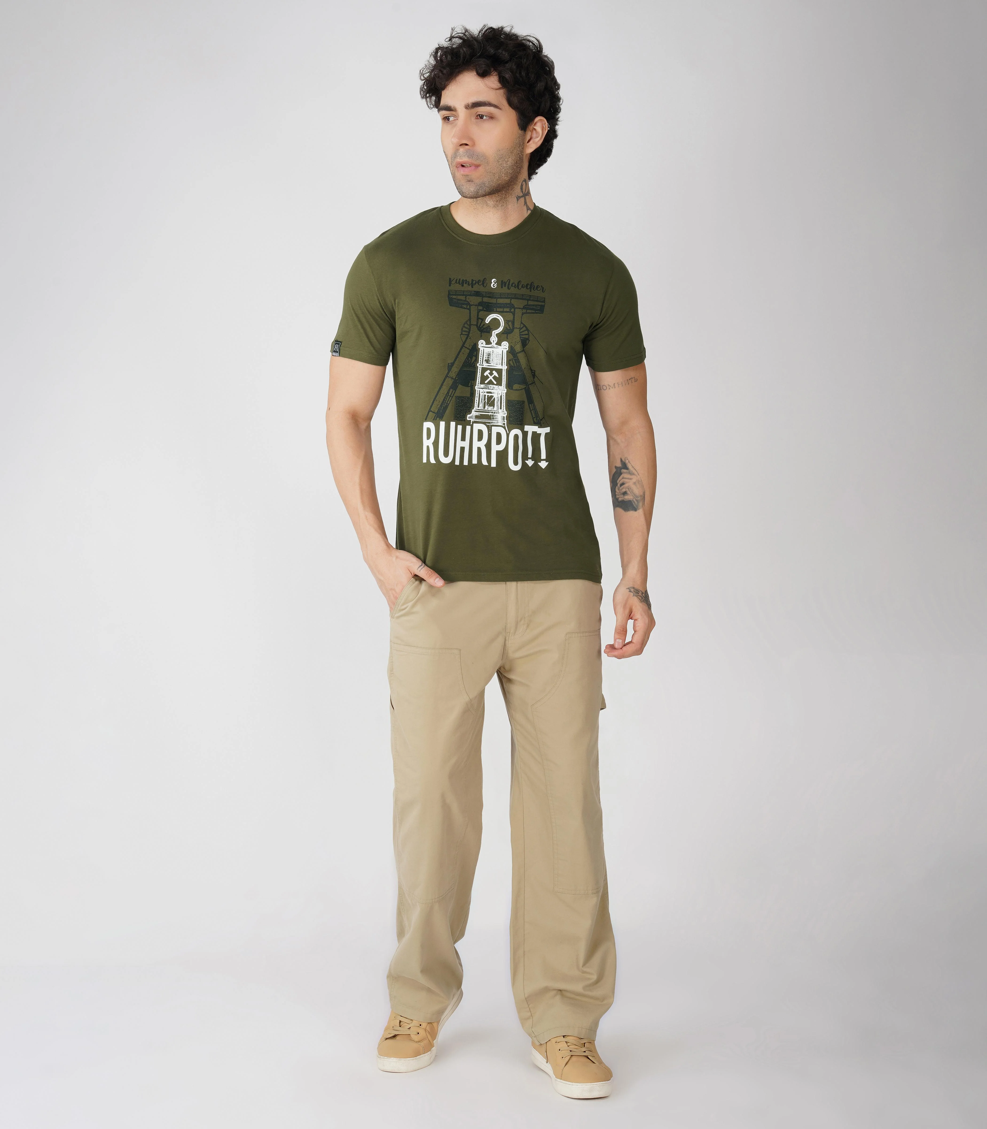 Ruhrpott Rundhalsausschnitt T-Shirt Unisex-RRT510 - Image 3
