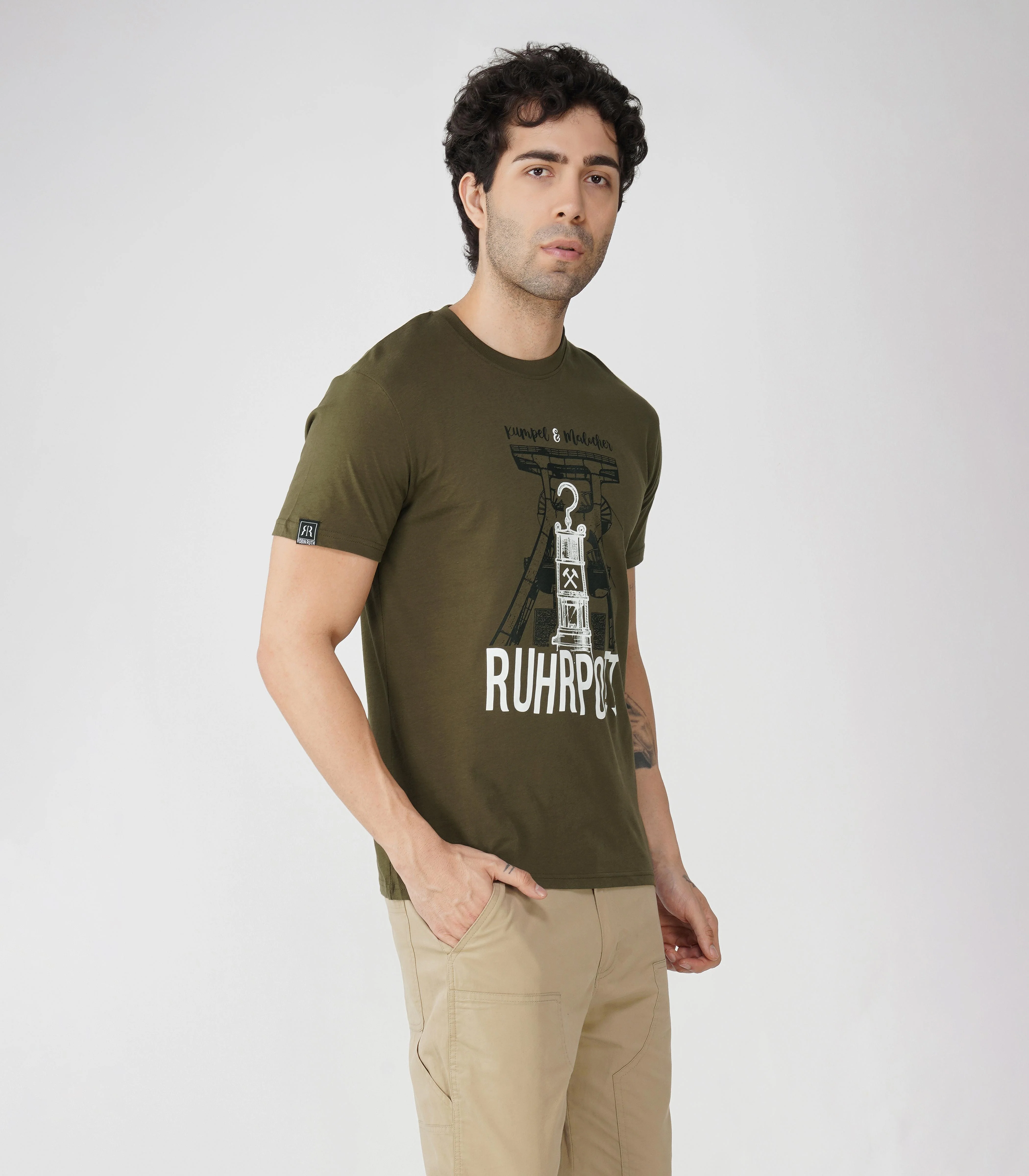 Ruhrpott Rundhalsausschnitt T-Shirt Unisex-RRT510 - Image 4