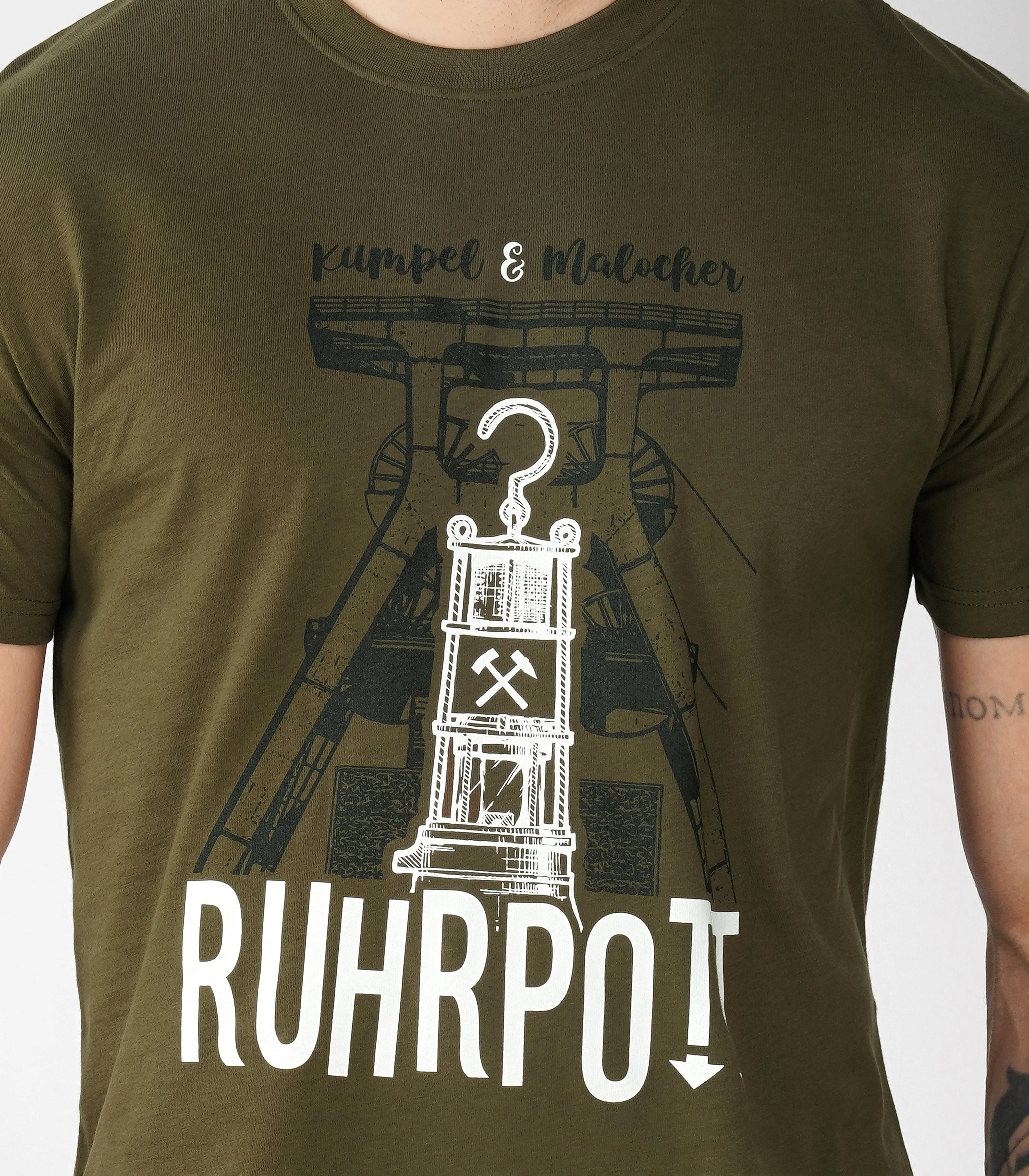 Ruhrpott Rundhalsausschnitt T-Shirt Unisex-RRT510 - Image 6