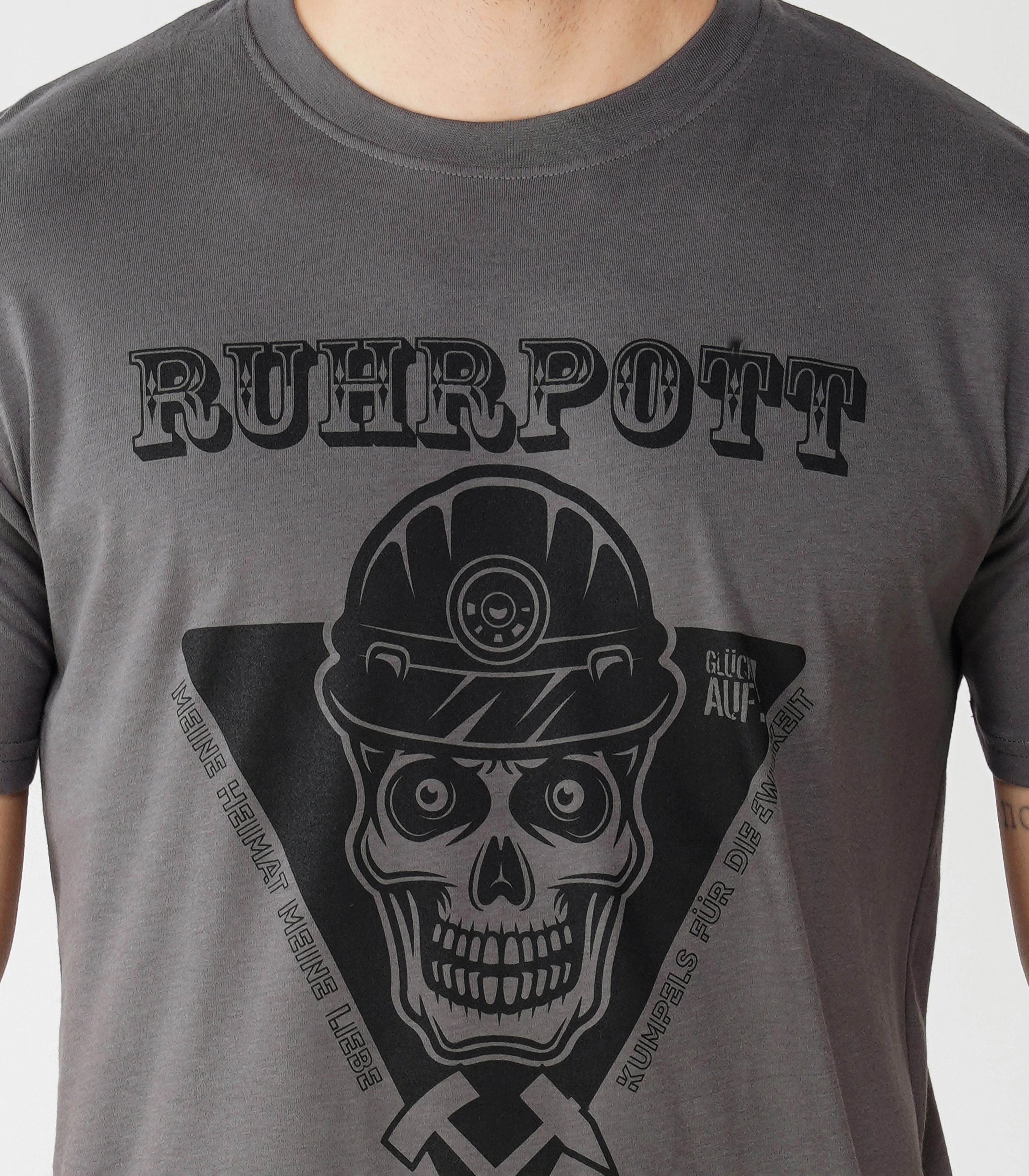 Ruhrpott Rundhalsausschnitt T-Shirt Unisex-RRT515 - Image 6