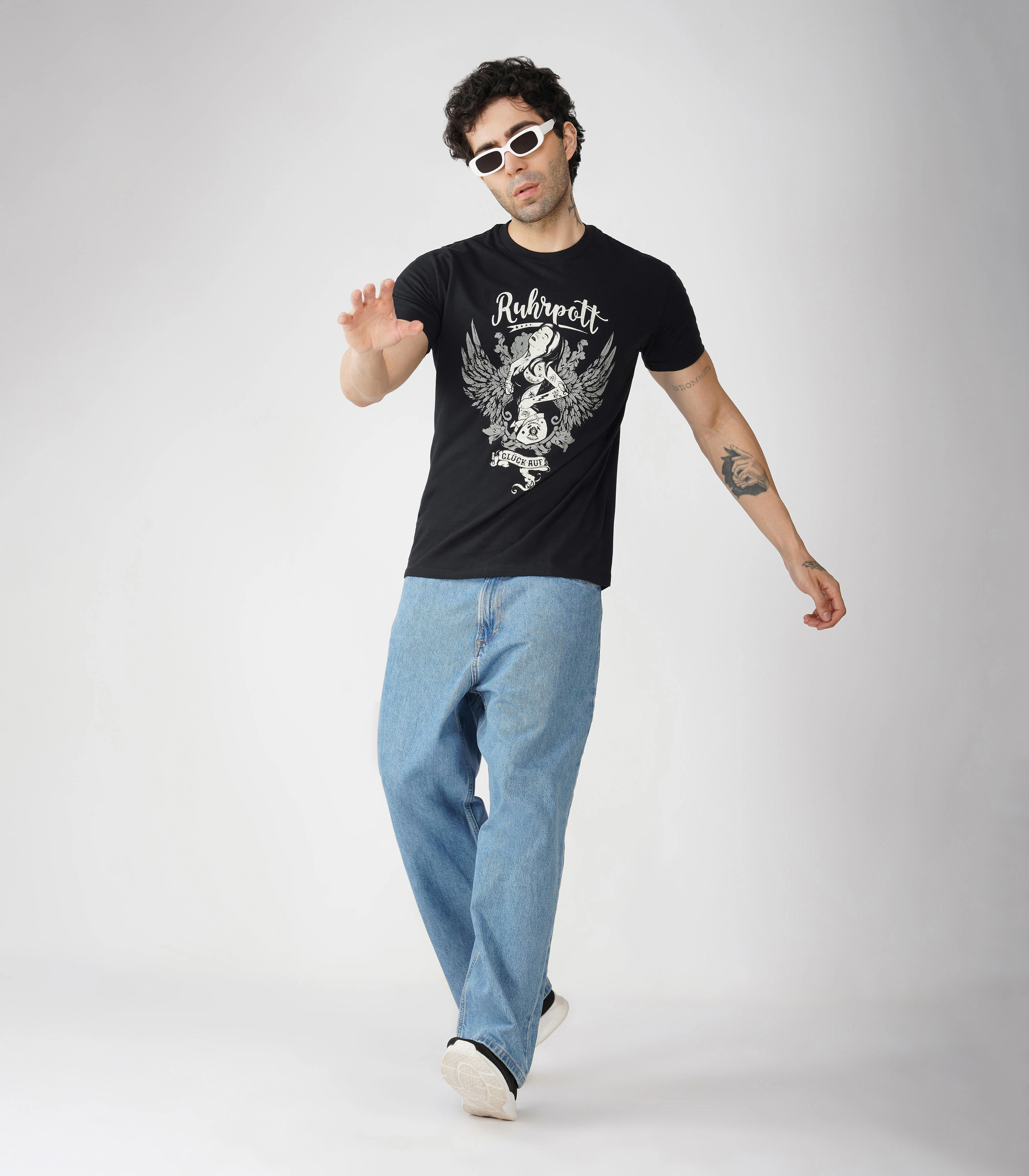 Ruhrpott Rundhalsausschnitt T-Shirt Unisex-RRT519 - Image 2