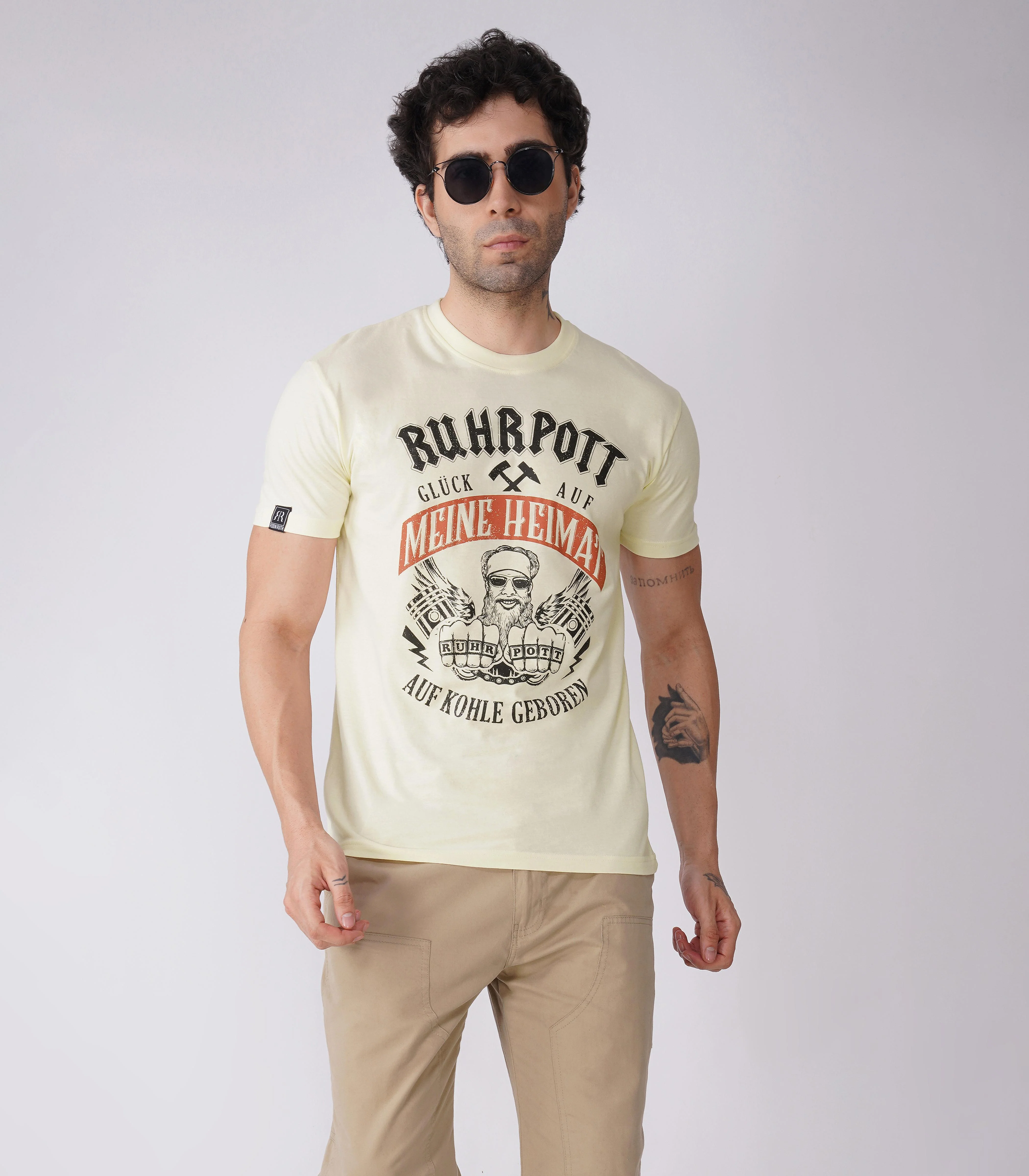Ruhrpott Rundhalsausschnitt T-Shirt Unisex-RRT520 - Image 2
